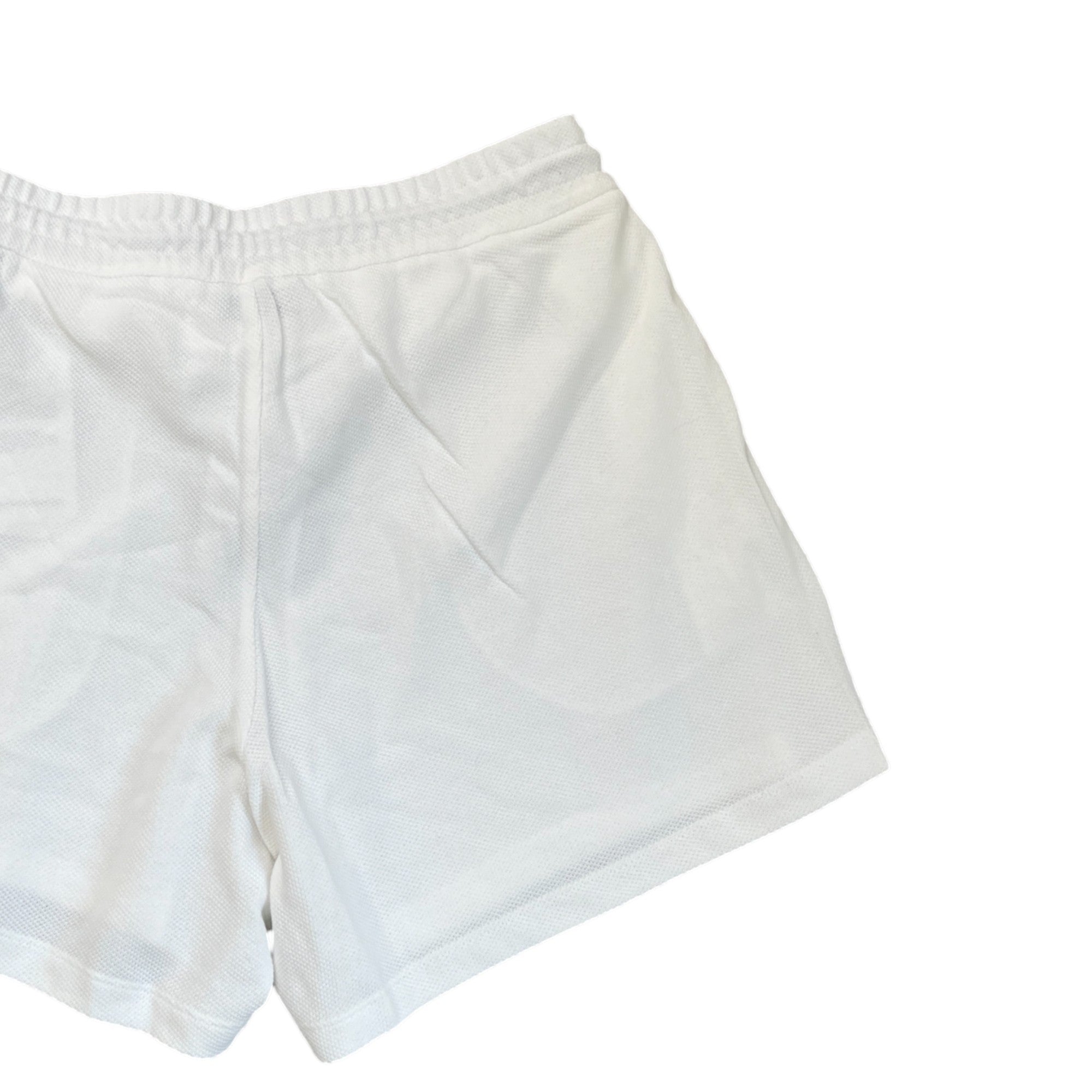 Women's Logo Print Shorts White Size M