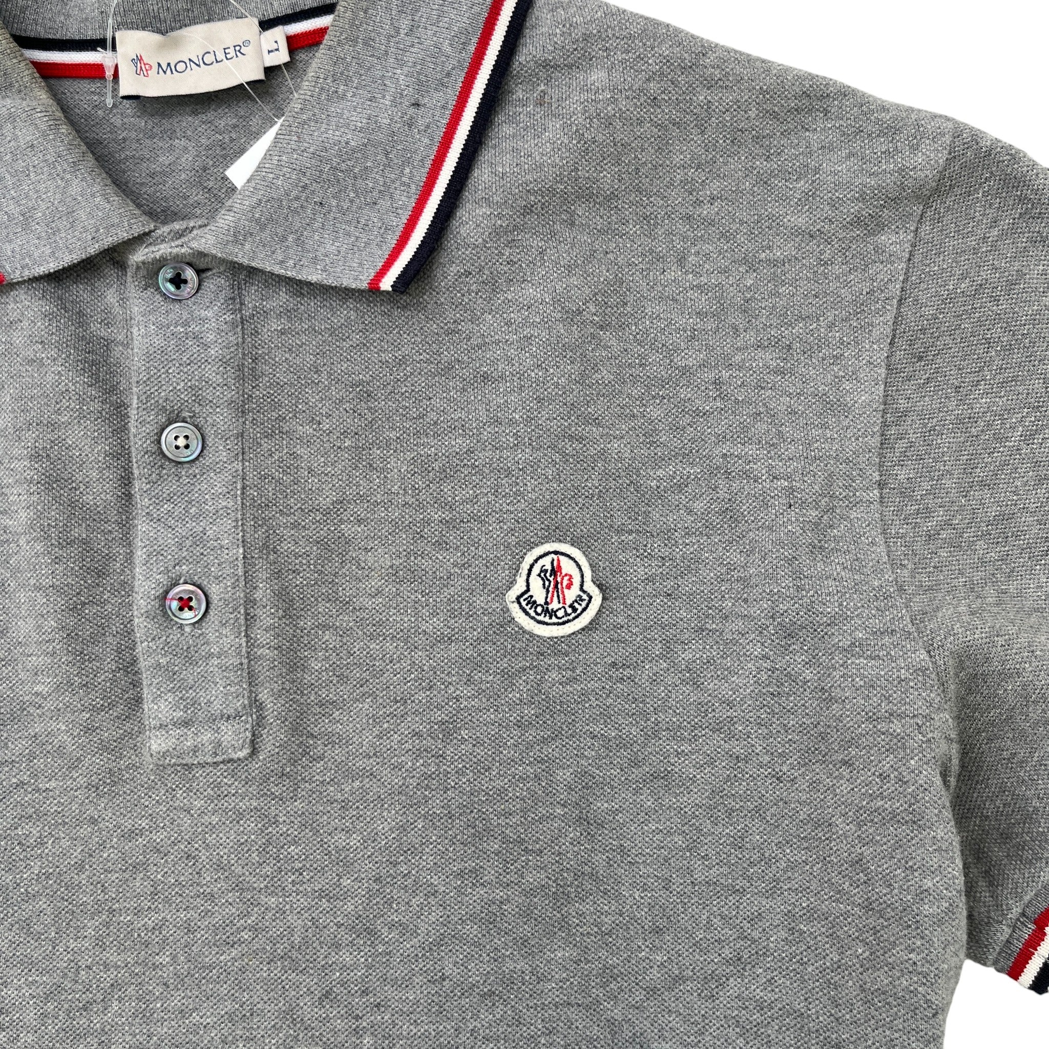 Men's Maglia Polo Shirt Grey Size L