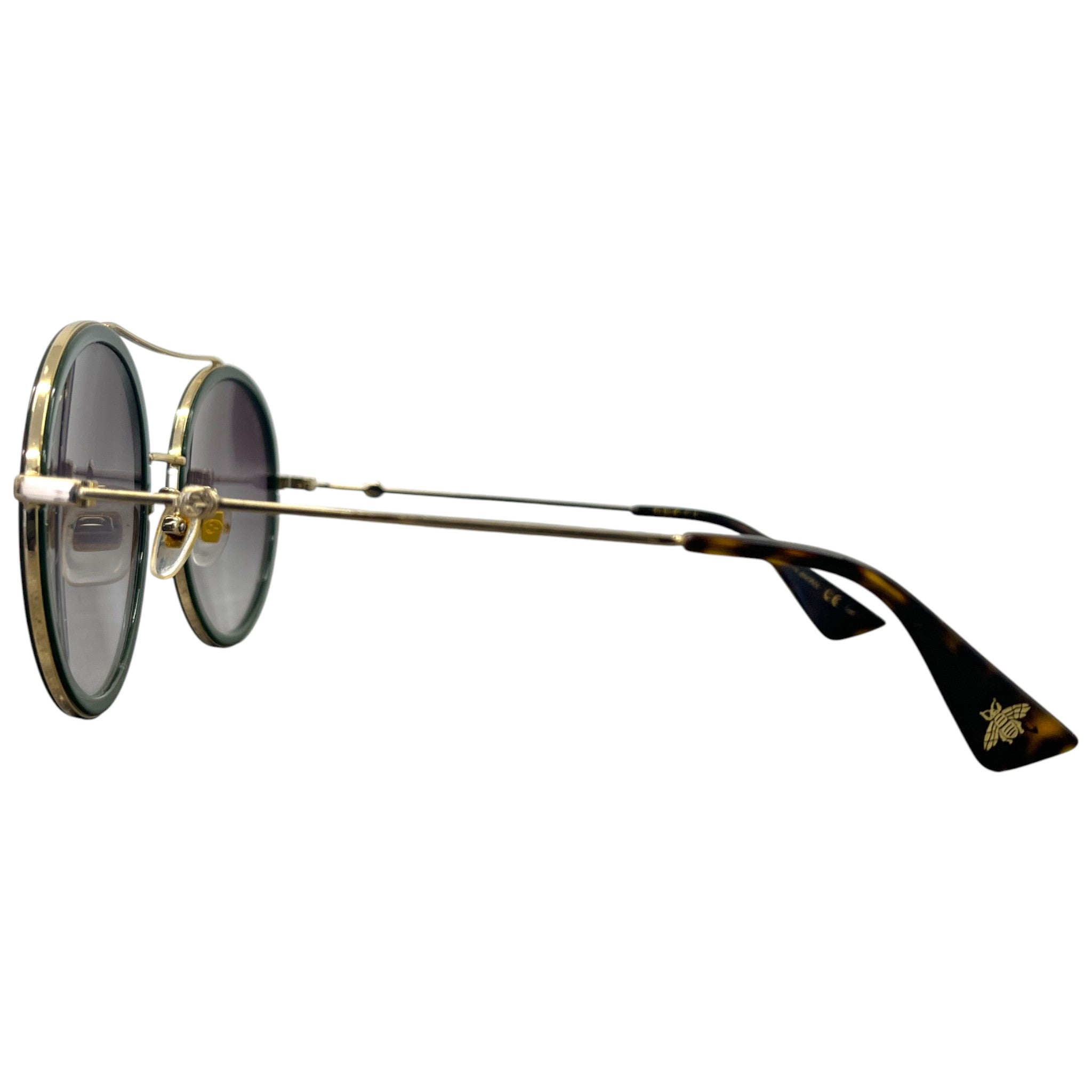 Women's Gg0061S Web Round Sunglasses Green