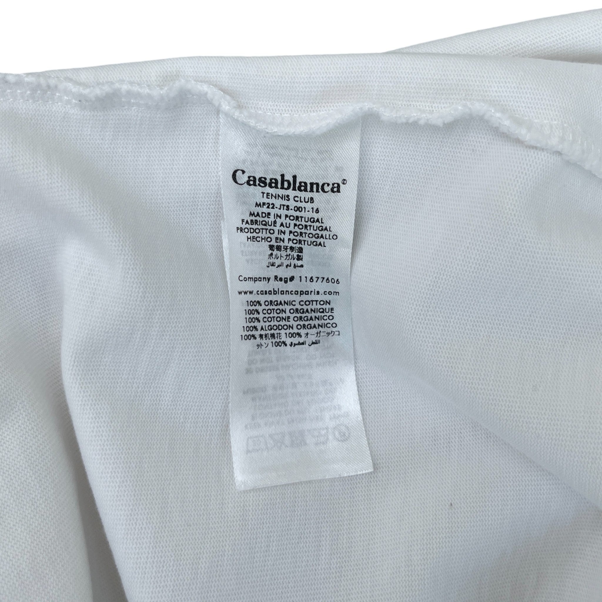 Men's Case Way T-Shirt White Size XL