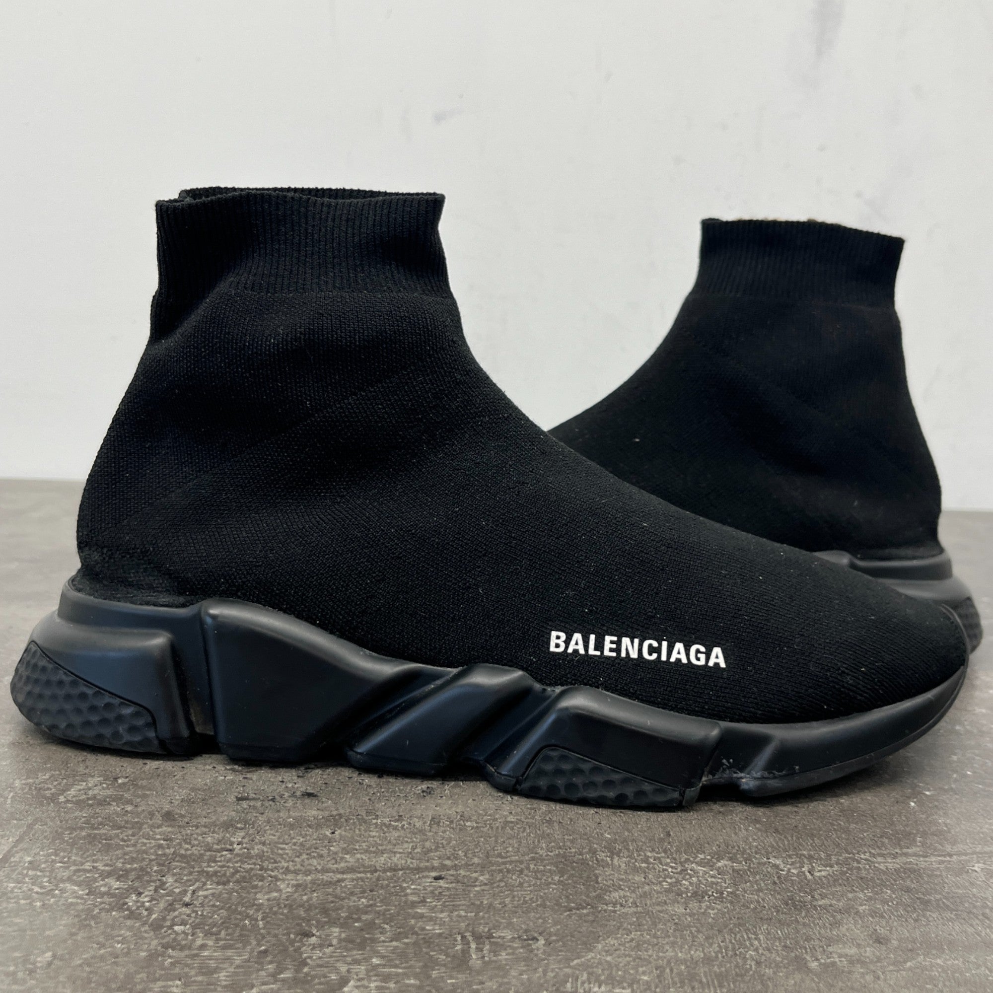 Men's Speed Runners High Trainers Black Size EU 42 / UK 8