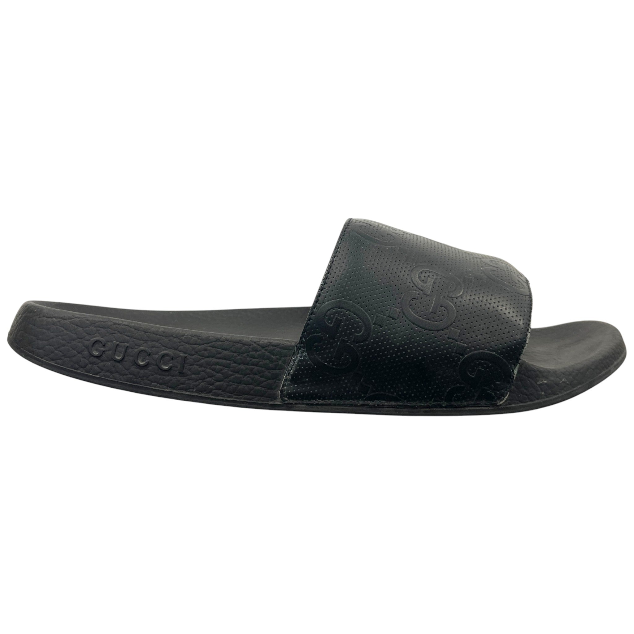 Men's Jumbo Gg Slides Black Size EU 45.5 / UK 11.5