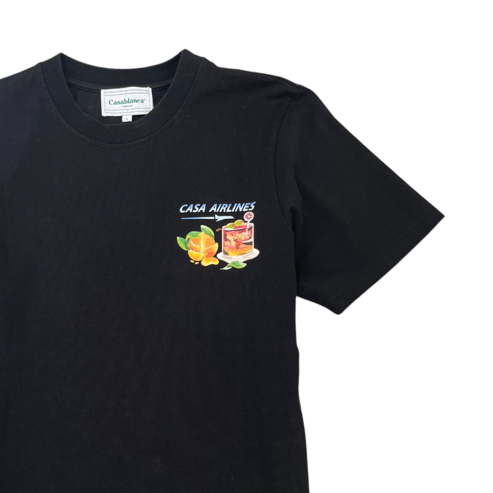 Men's Case Airline T-Shirt Black Size XL