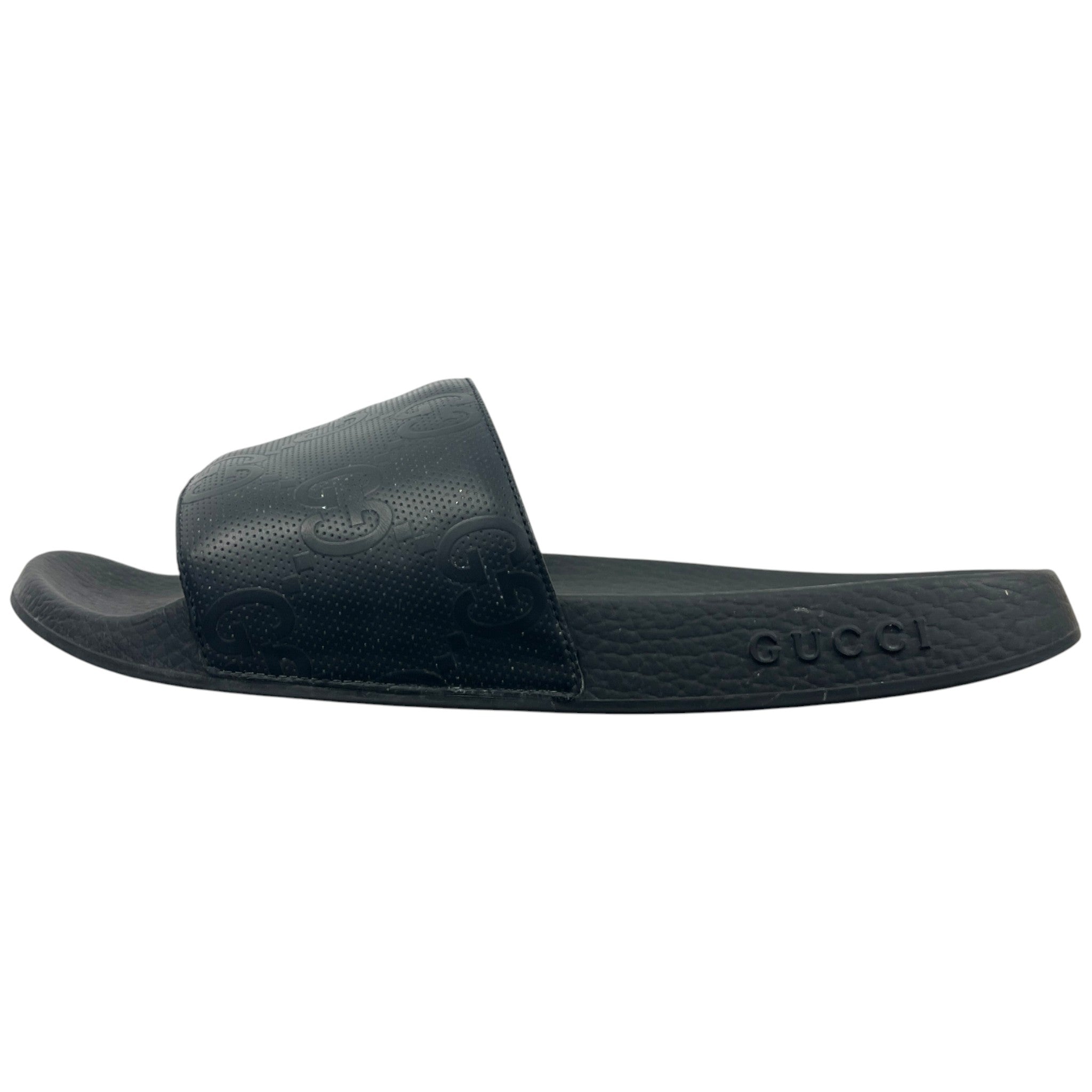 Men's Jumbo Gg Slides Black Size EU 45.5 / UK 11.5