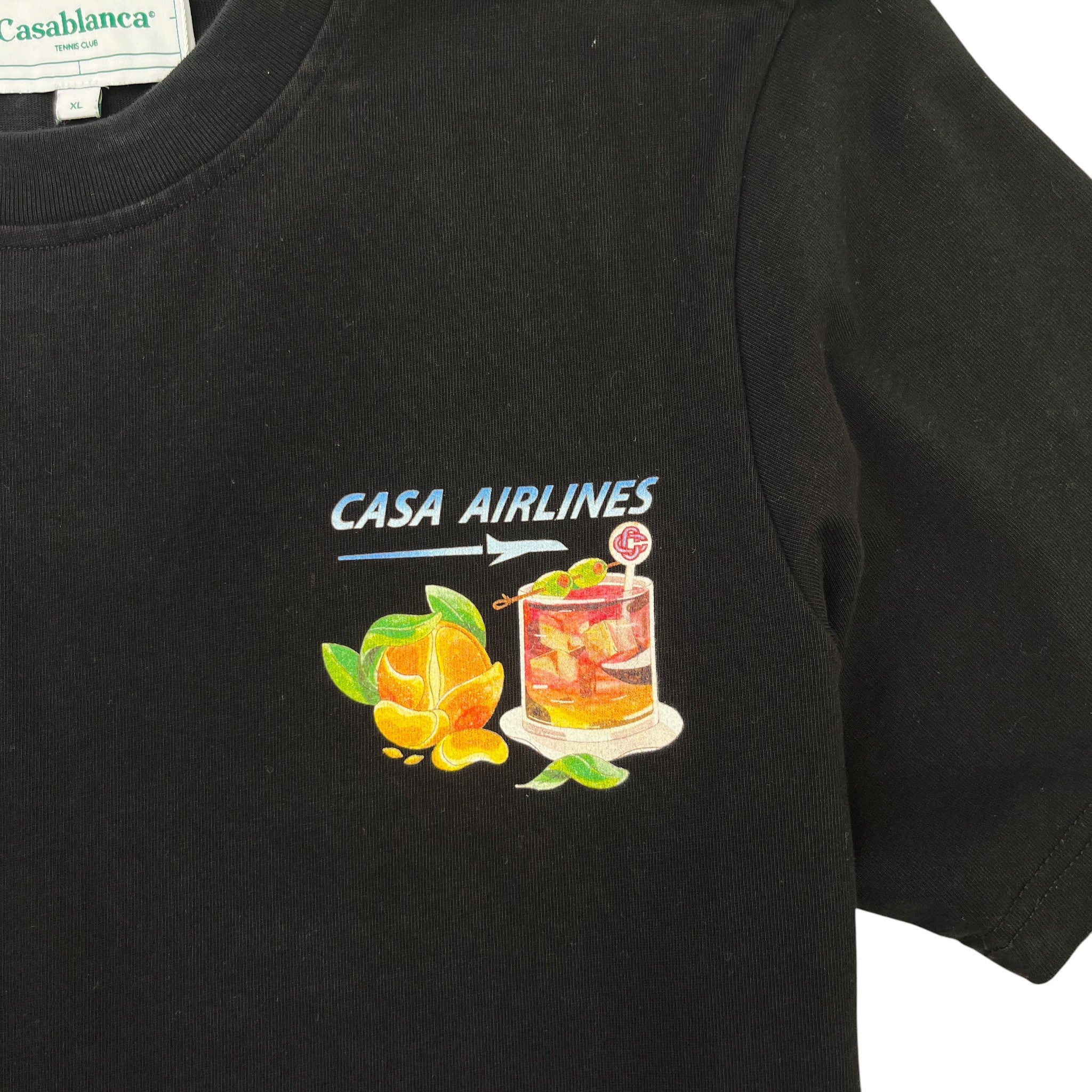 Men's Case Airline T-Shirt Black Size XL