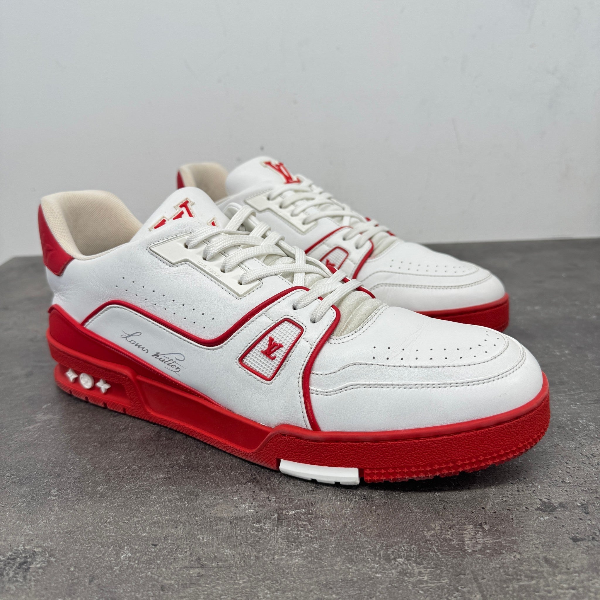Men's Lv Low Trainers White Size EU 44 / UK 10