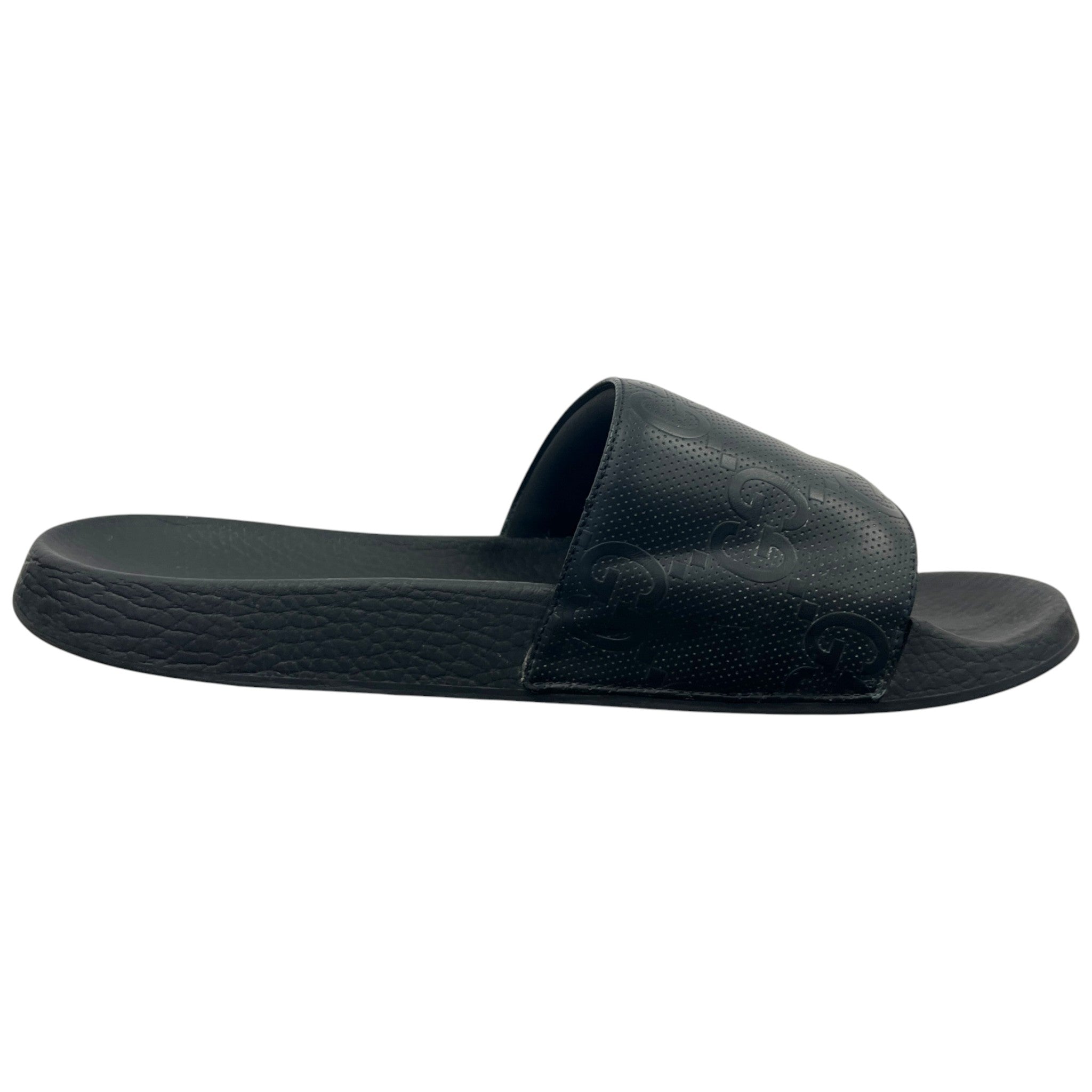 Men's Jumbo Gg Slides Black Size EU 45.5 / UK 11.5