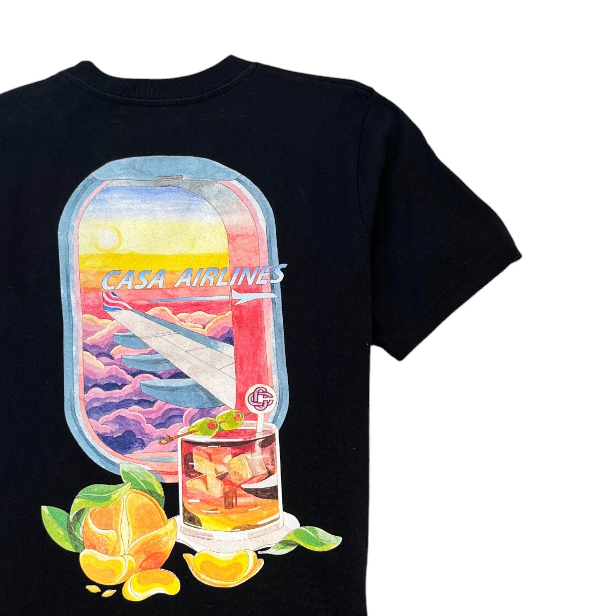 Men's Case Airline T-Shirt Black Size XL