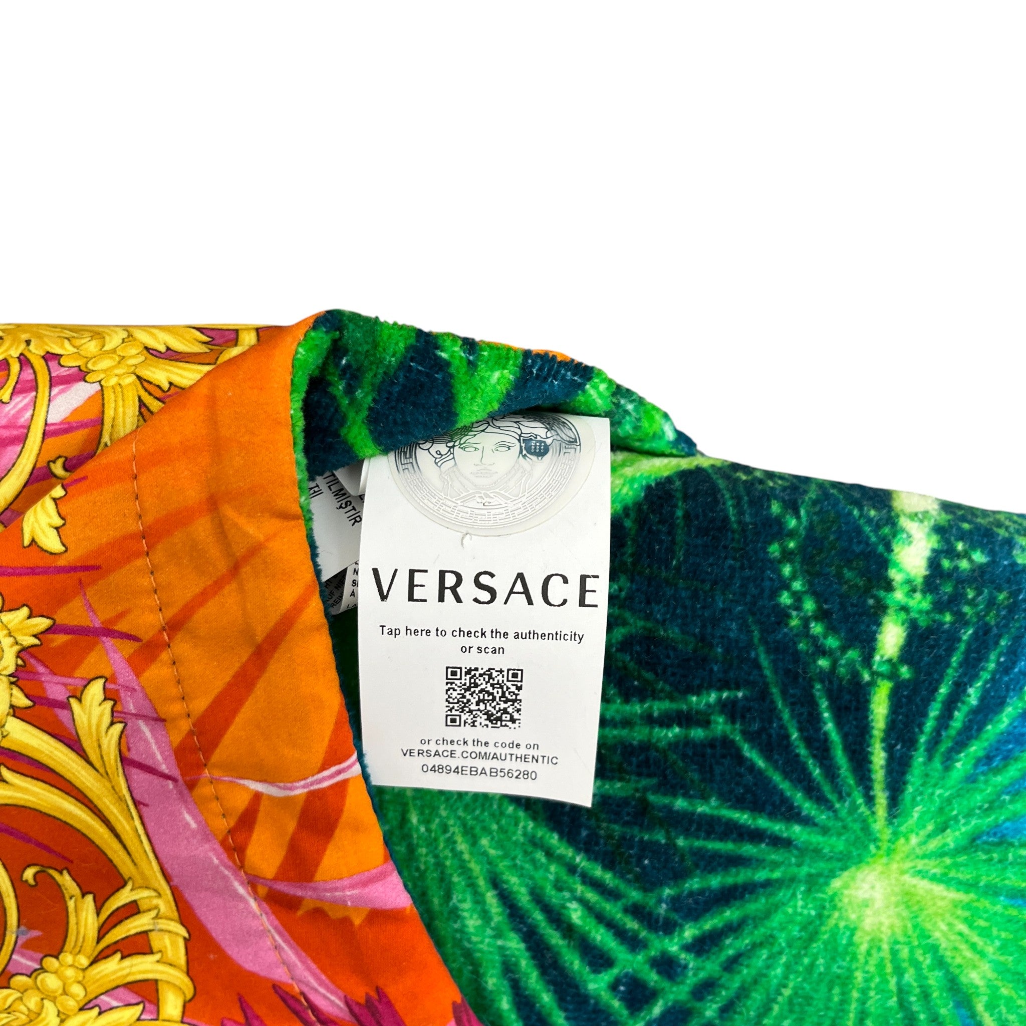 Men's Jungle Print Slippers Multi-Coloured Size EU 41 / UK 8