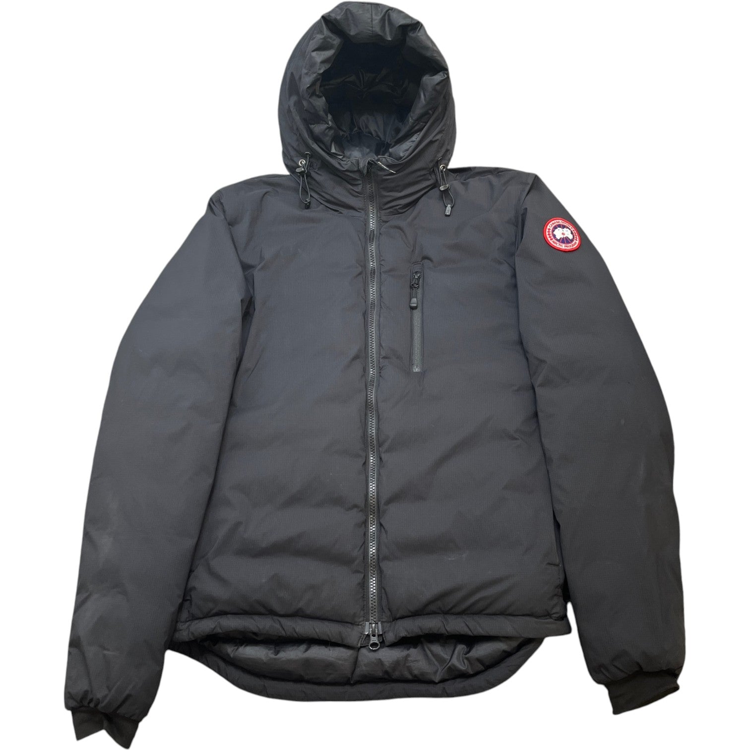 Men's Lodge Hoody Down Jacket Black Size S