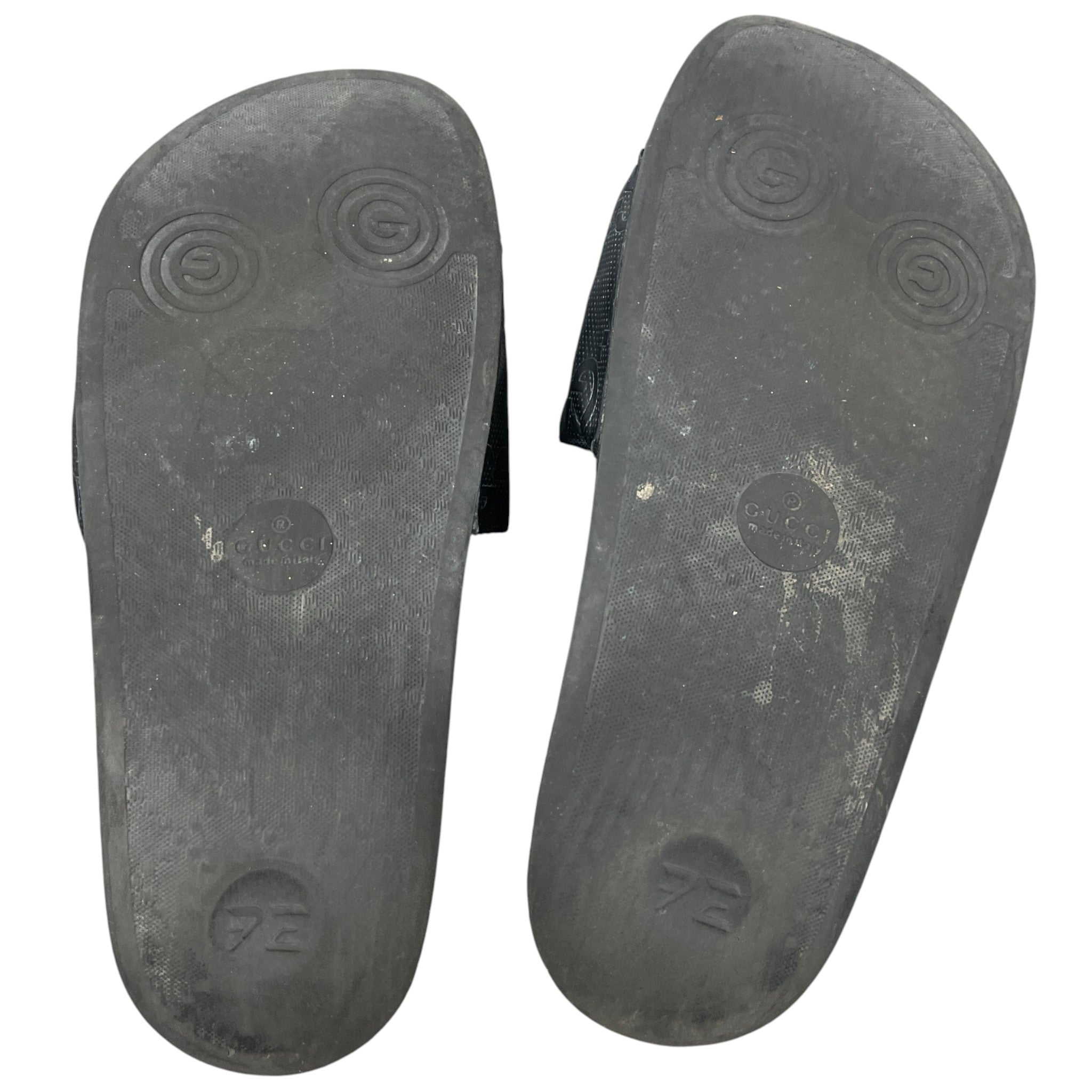 Men's Jumbo Gg Slides Black Size EU 45.5 / UK 11.5