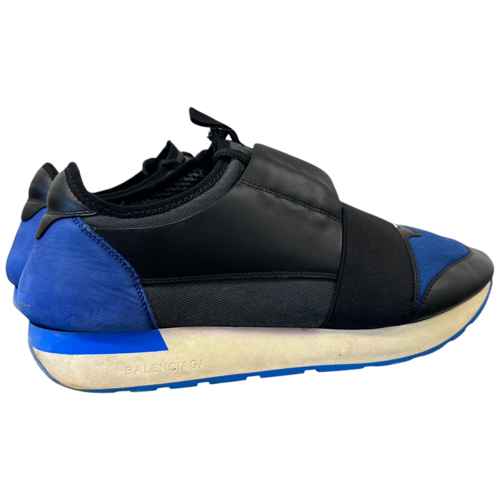 Men's Race Runners Low Trainers Black Size EU 43 / UK 9