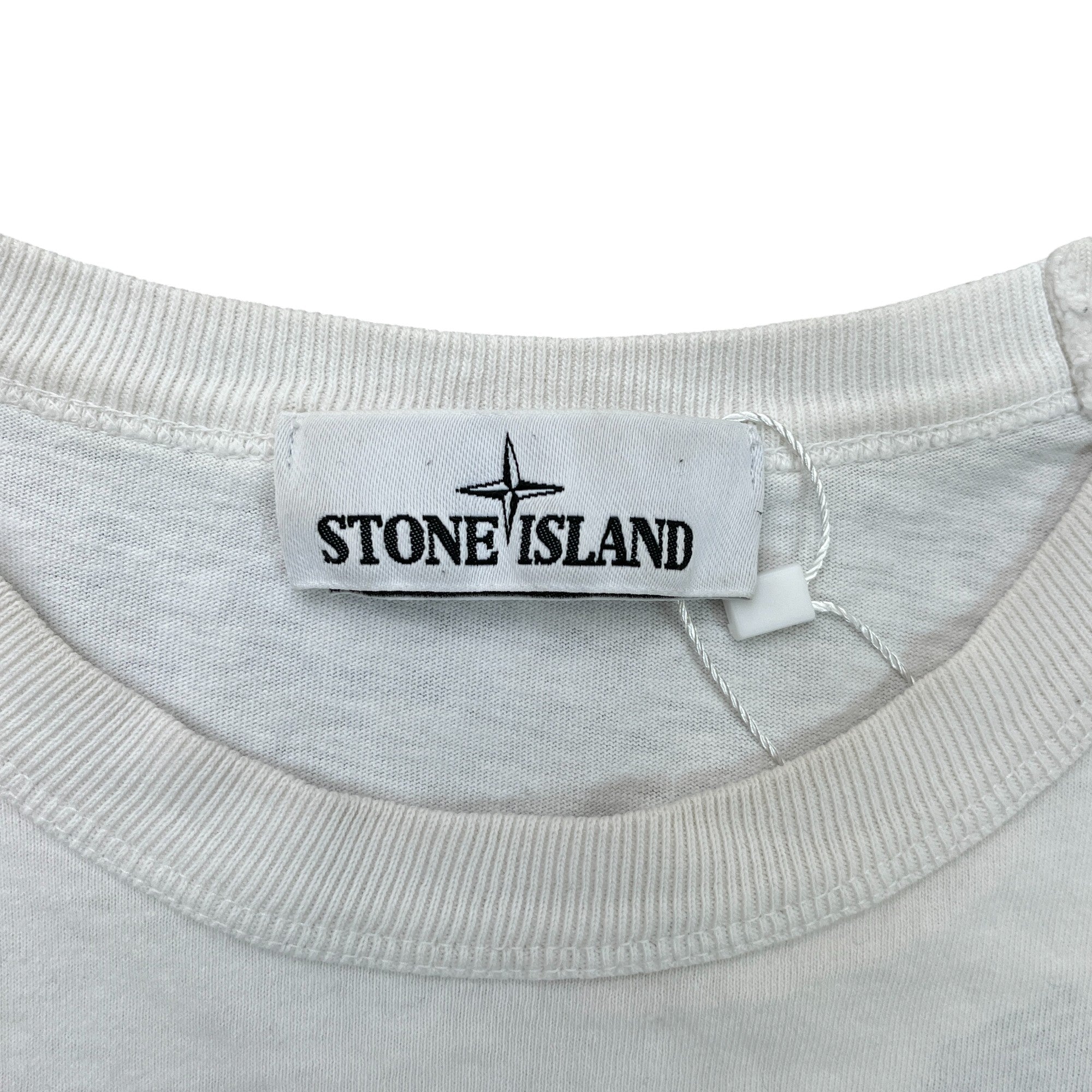 Men's Logo Print T-Shirt White Size S