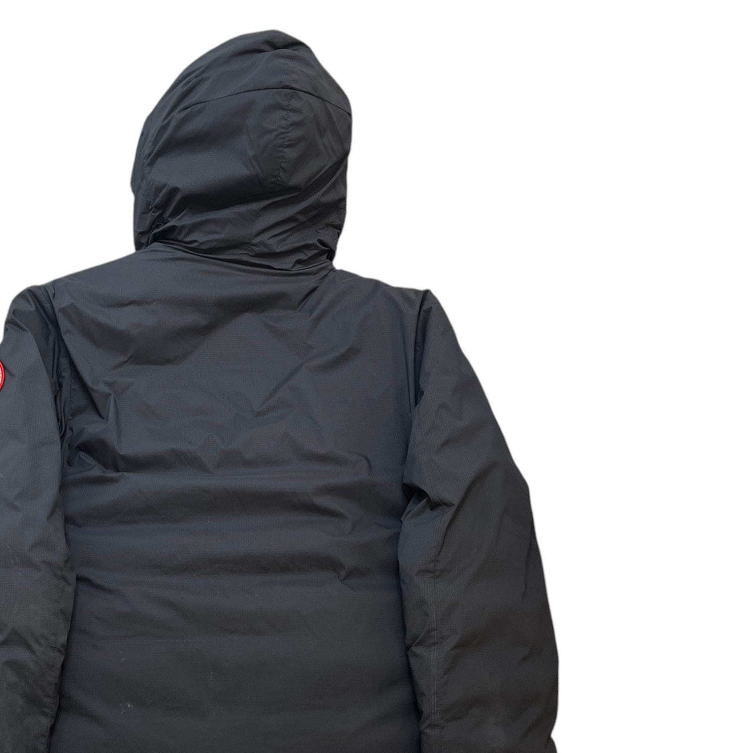 Men's Lodge Hoody Down Jacket Black Size S