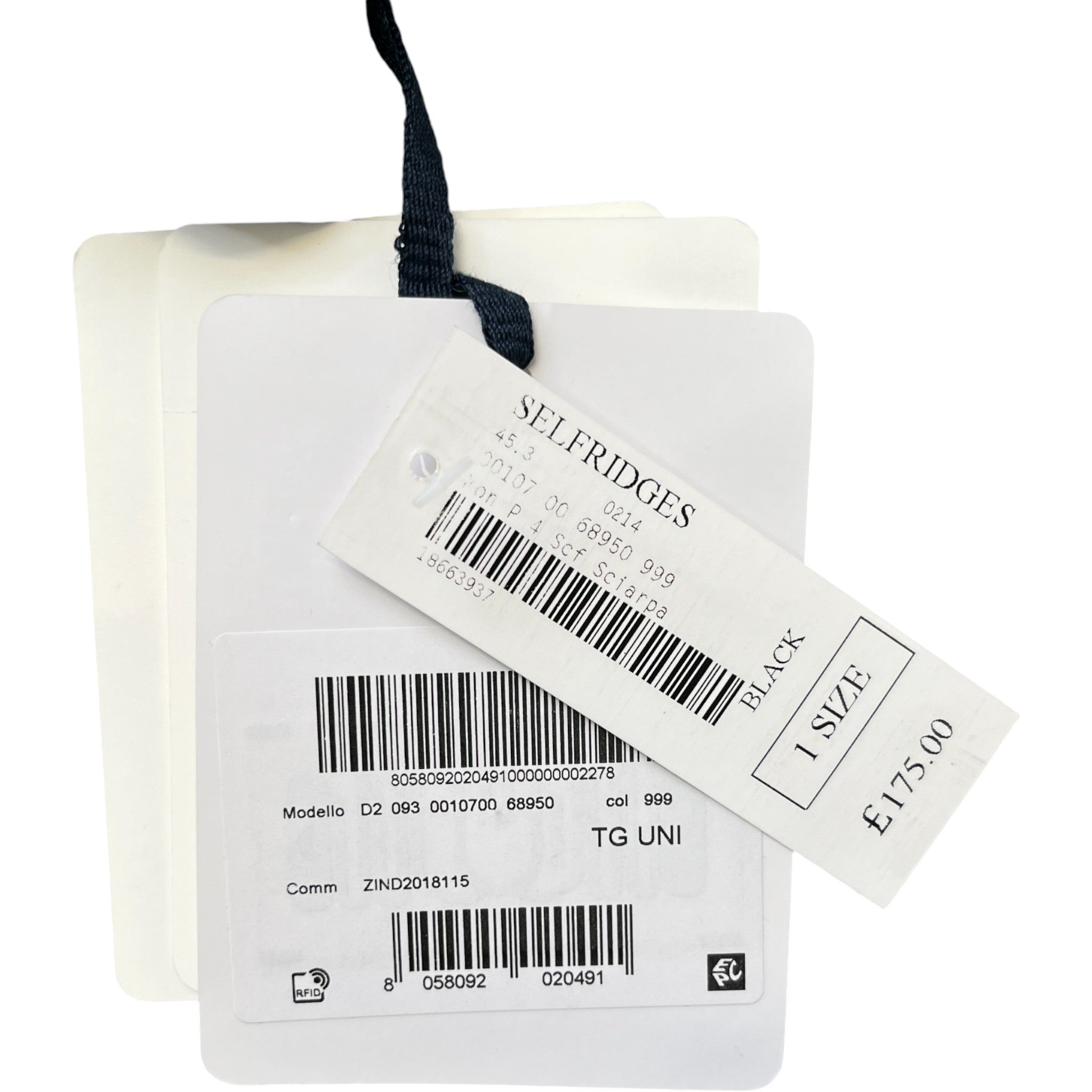 Women's Sciarpa Scarf Black