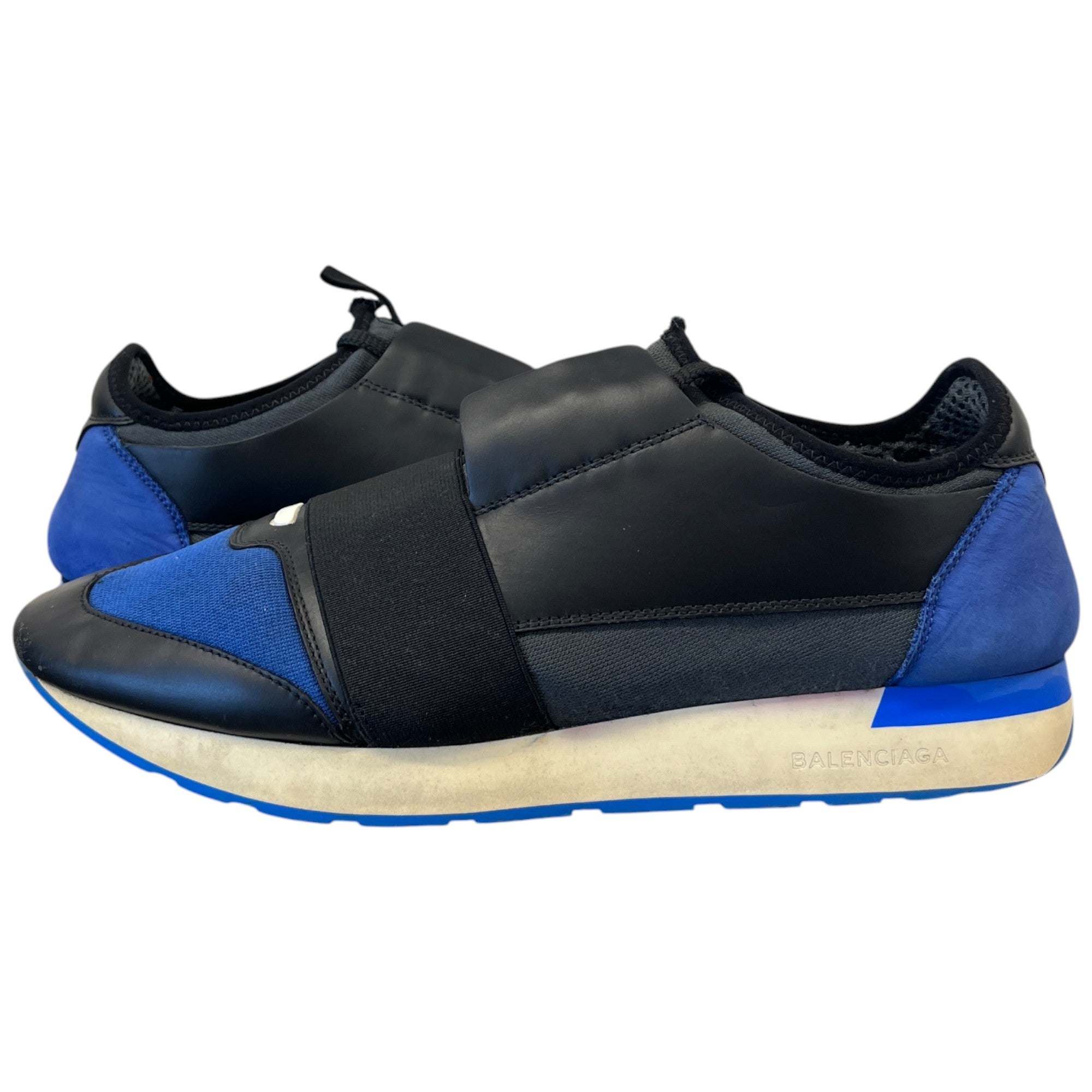 Men's Race Runners Low Trainers Black Size EU 43 / UK 9