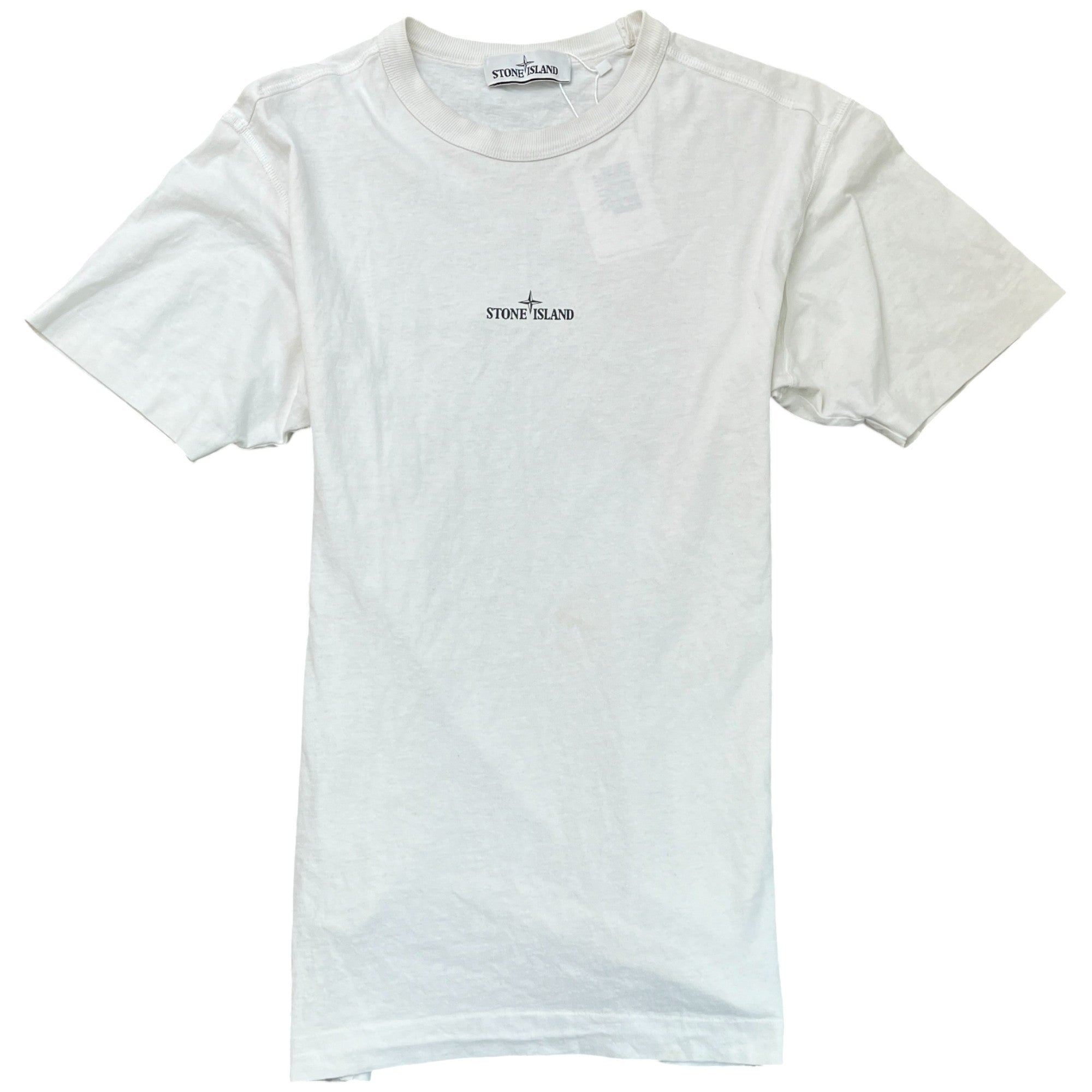 Men's Logo Print T-Shirt White Size S