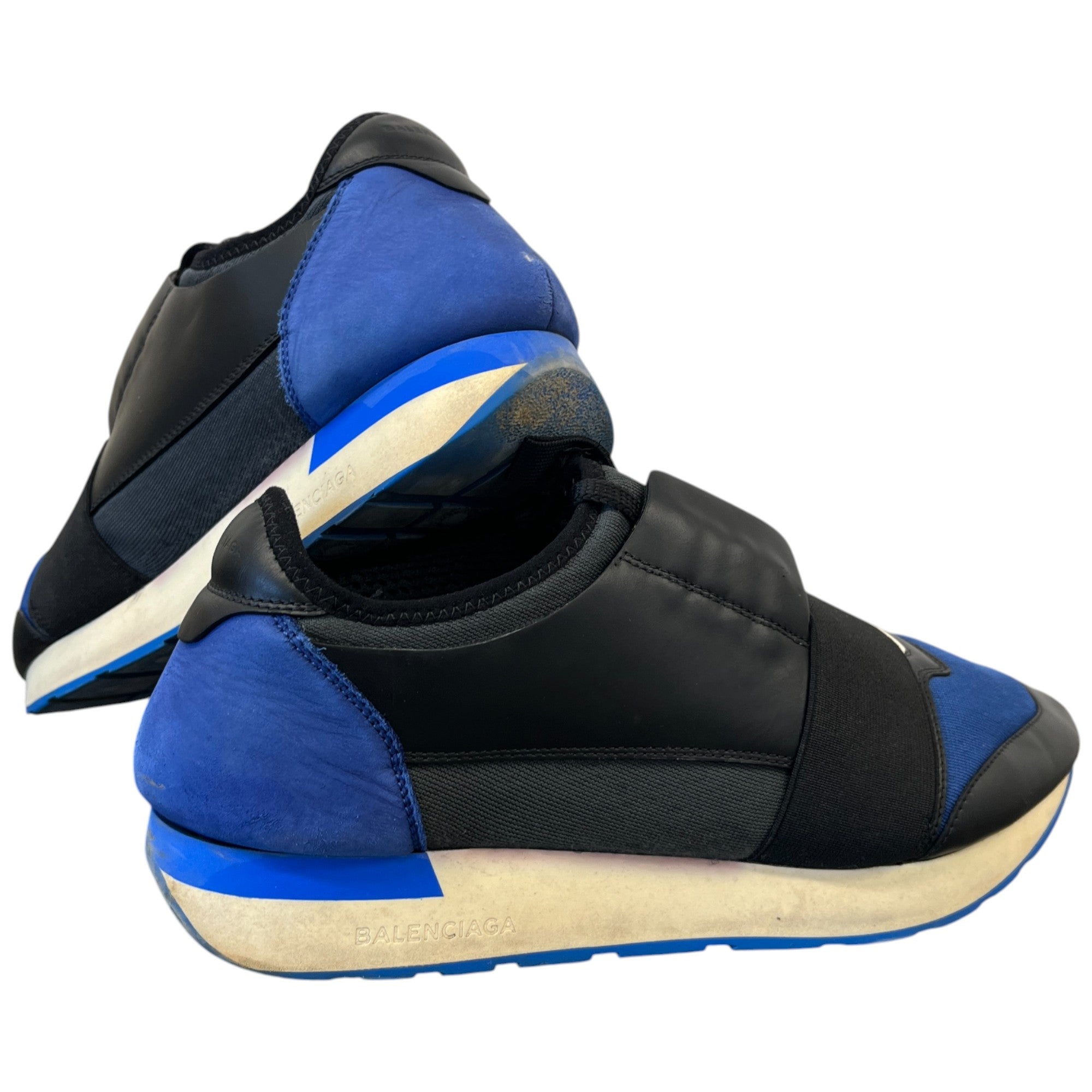 Men's Race Runners Low Trainers Black Size EU 43 / UK 9