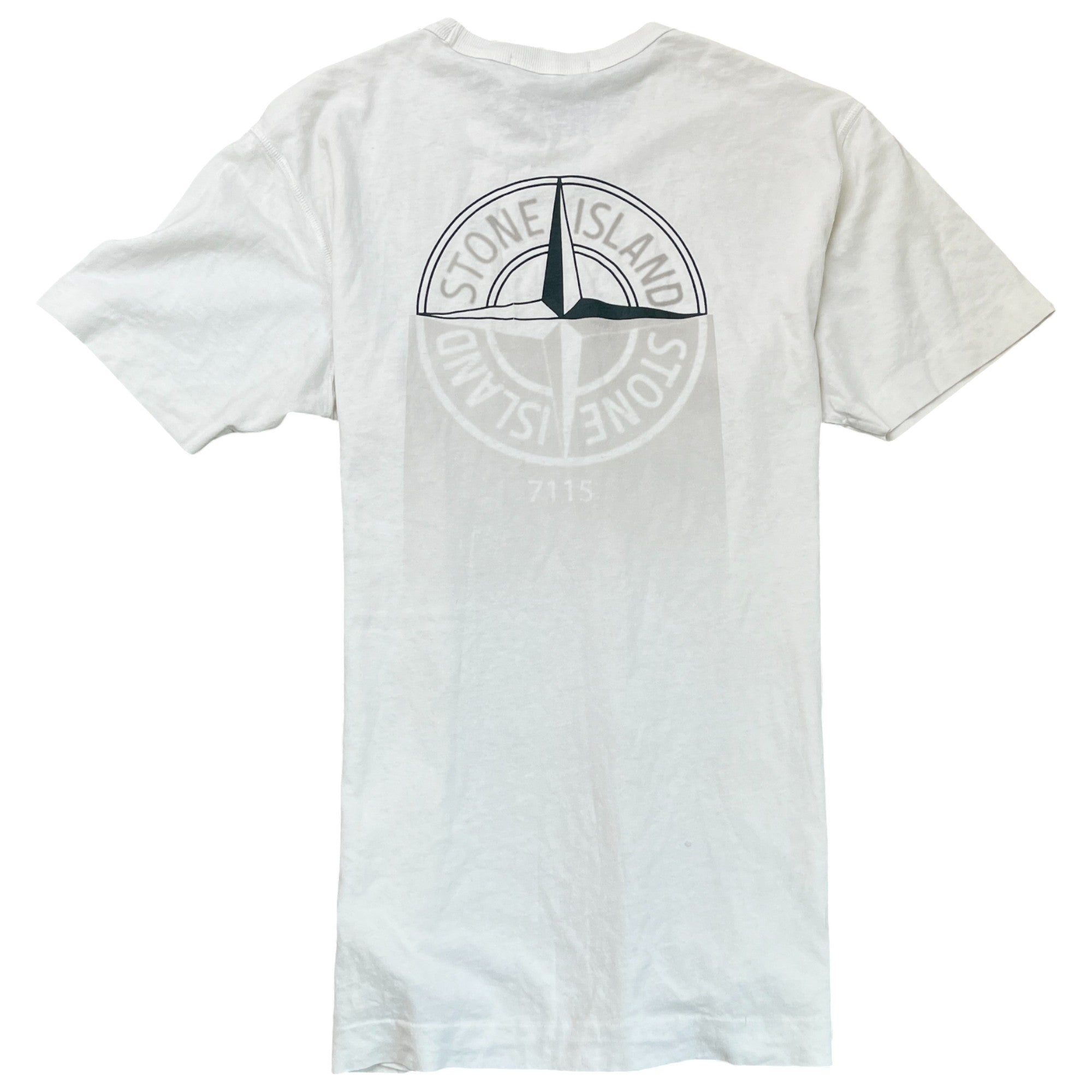 Men's Logo Print T-Shirt White Size S