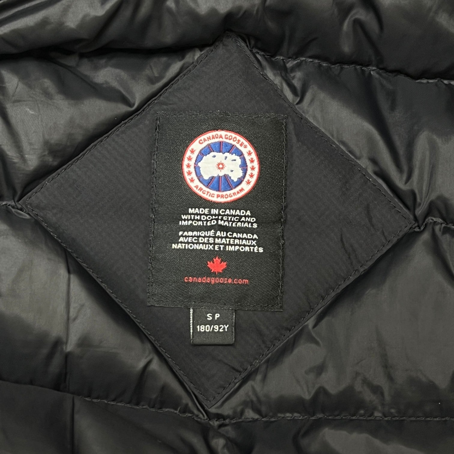 Men's Lodge Hoody Down Jacket Black Size S