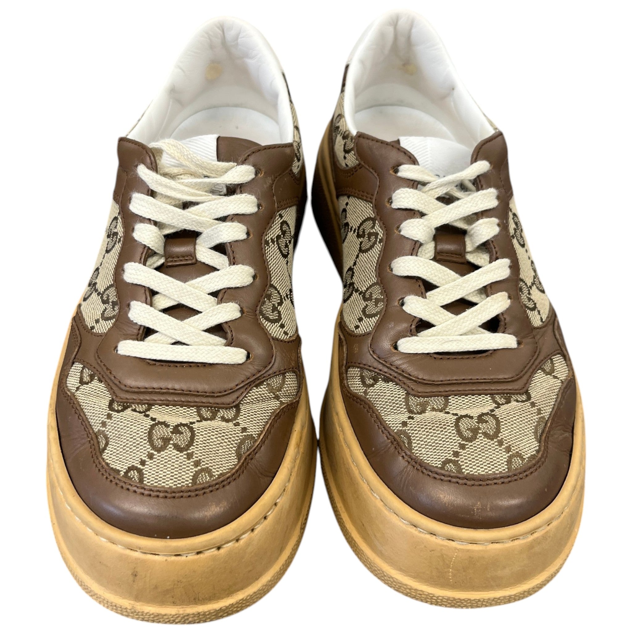 Women's Gg Supreme Oversized Low Trainers Tan Size EU 37.5 / UK 4.5
