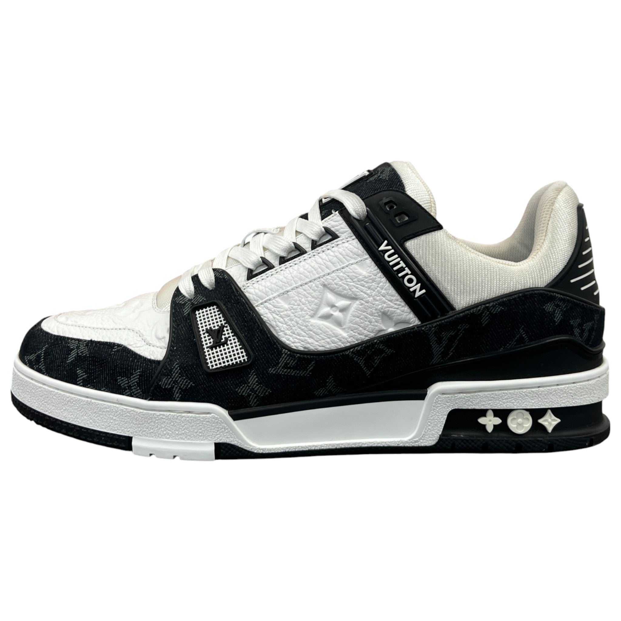 Men's Lv Denim Low Trainers Black Size EU 43 / UK 9