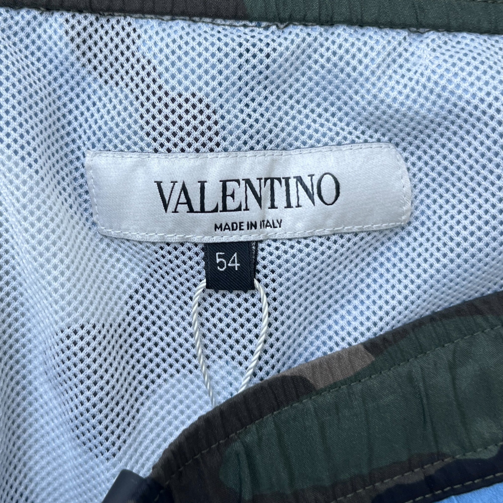 Men's Camoflague Swim Shorts Blue Size XXL