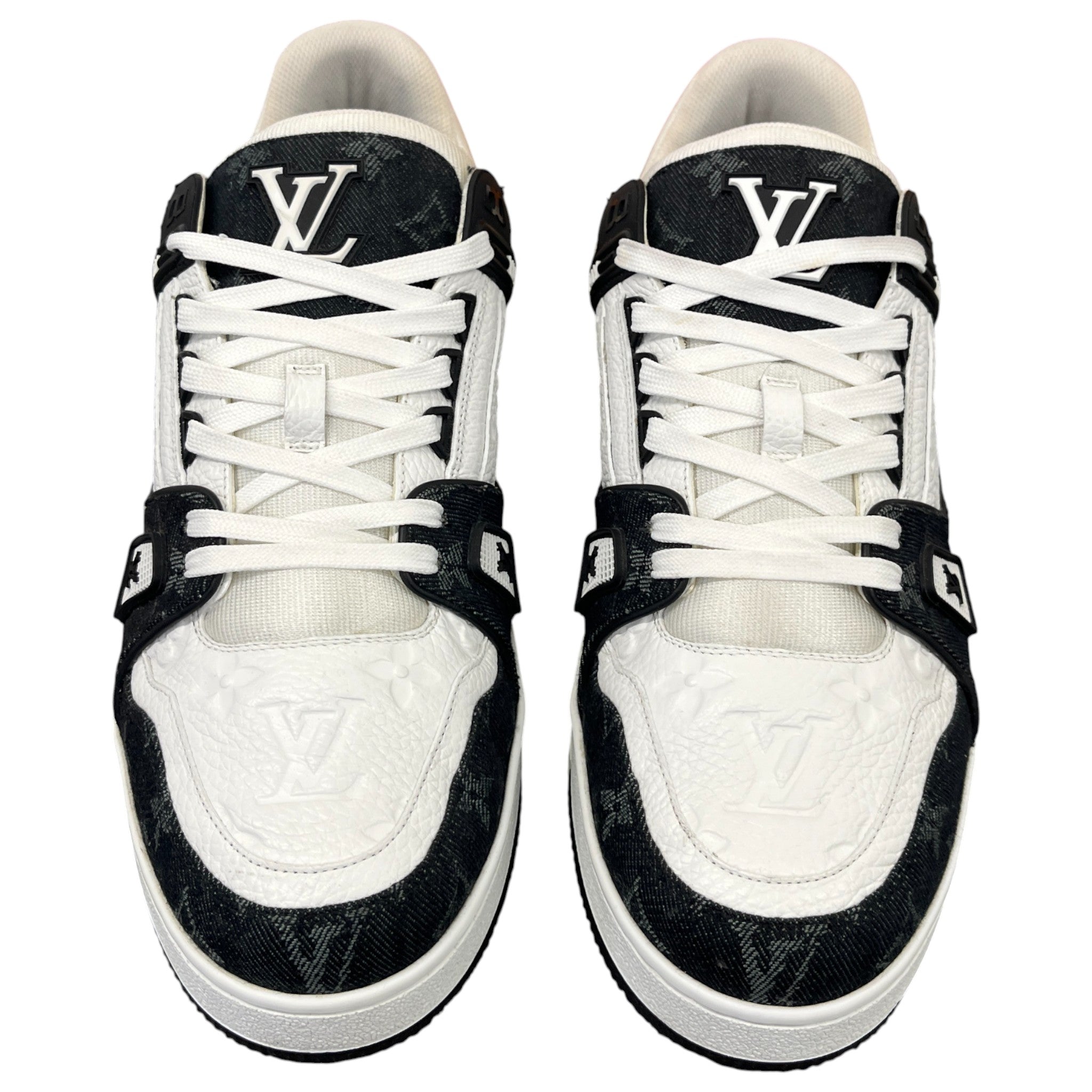 Men's Lv Denim Low Trainers Black Size EU 43 / UK 9