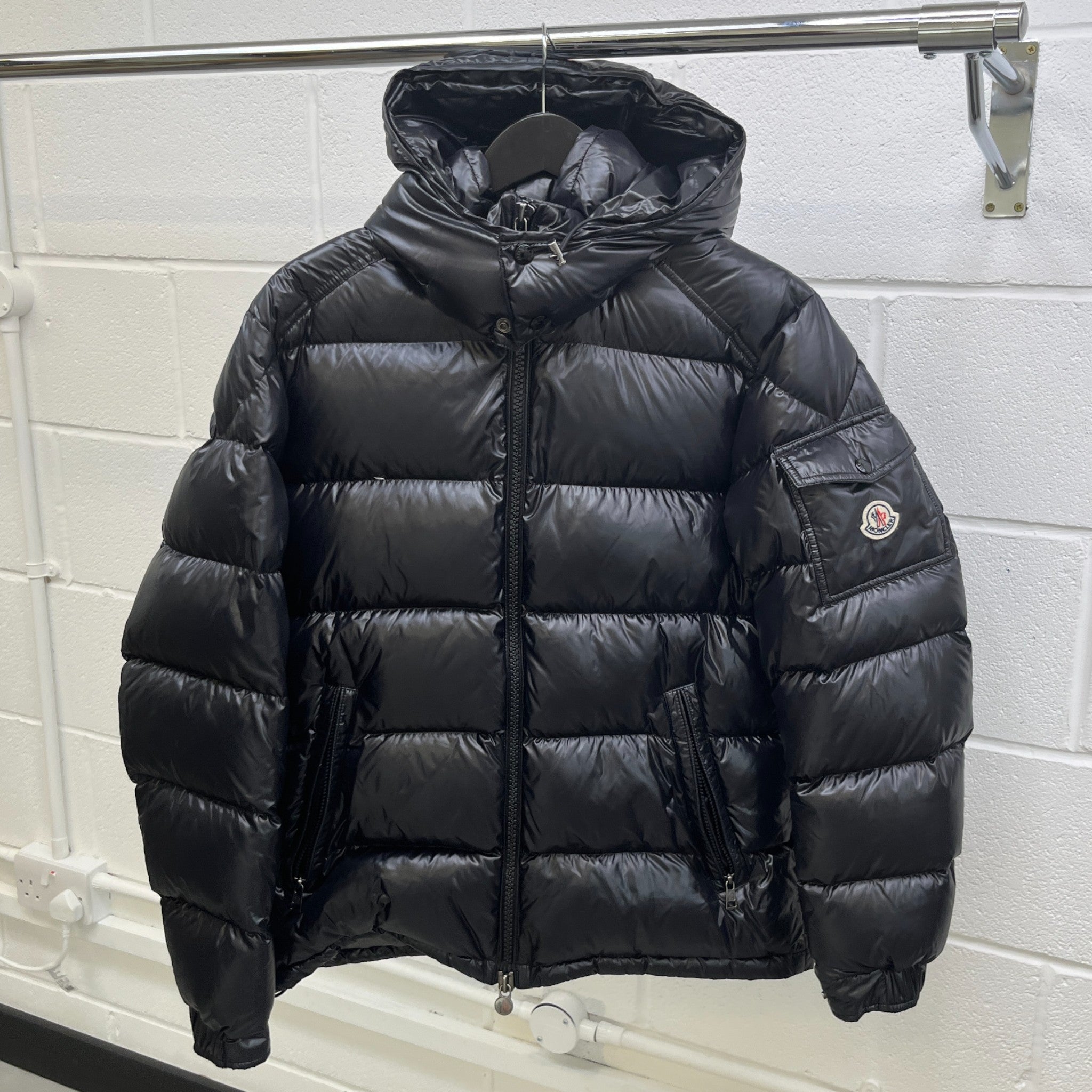 Men's Maya Down Jacket Black Size 4 / XL