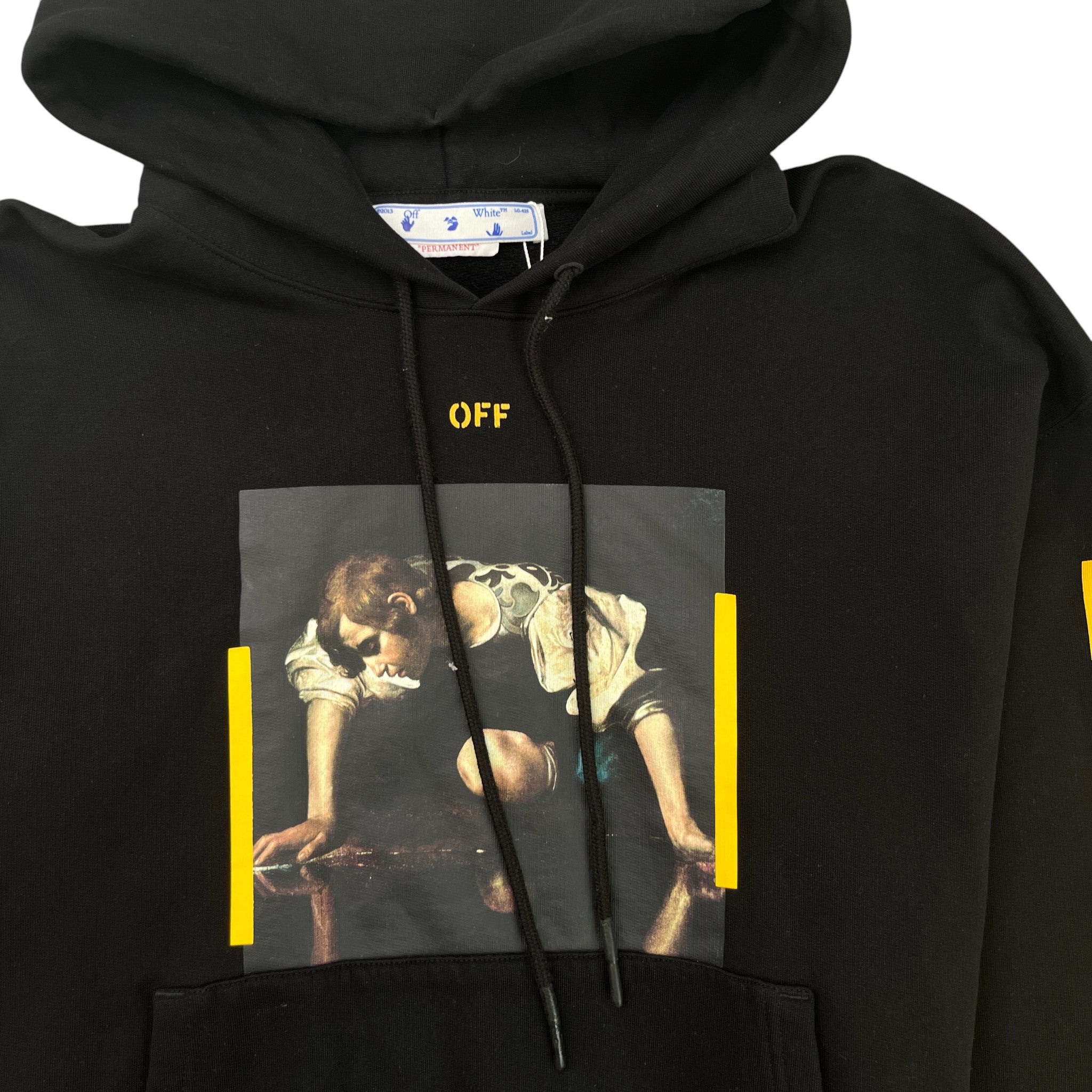 Men's Caravaggio Arrow Logo Hoodie Black Size XL