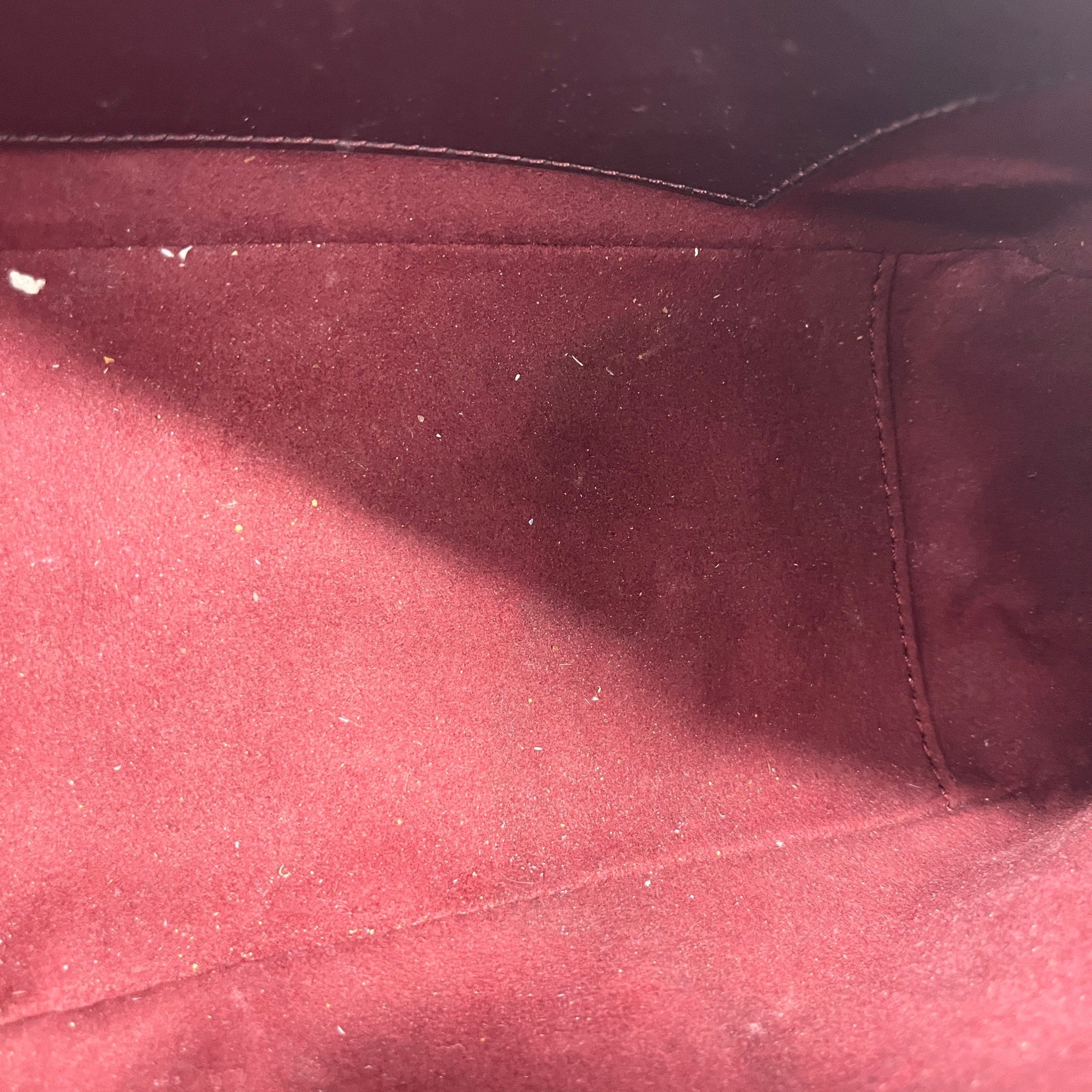 Women's Mcgraw Embossed Wedge Shoulder Bag Burgundy