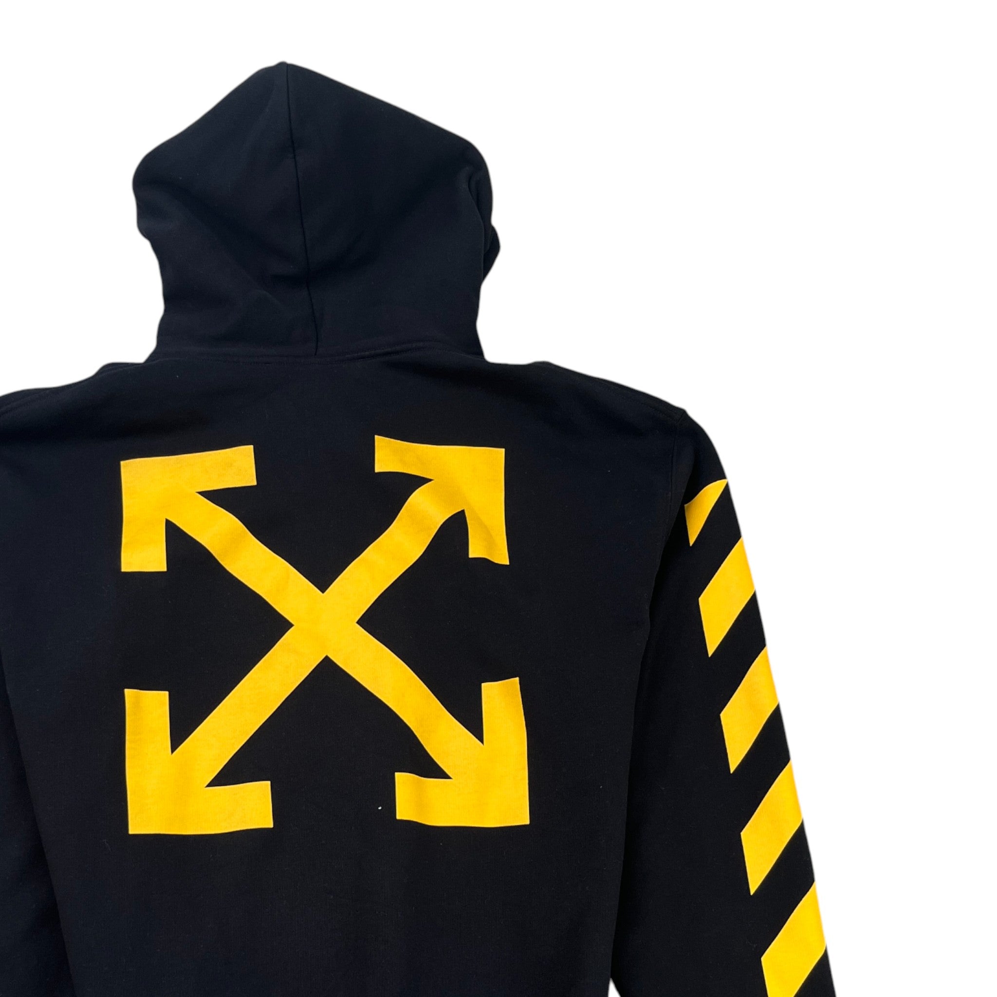 Men's Caravaggio Arrow Logo Hoodie Black Size XL