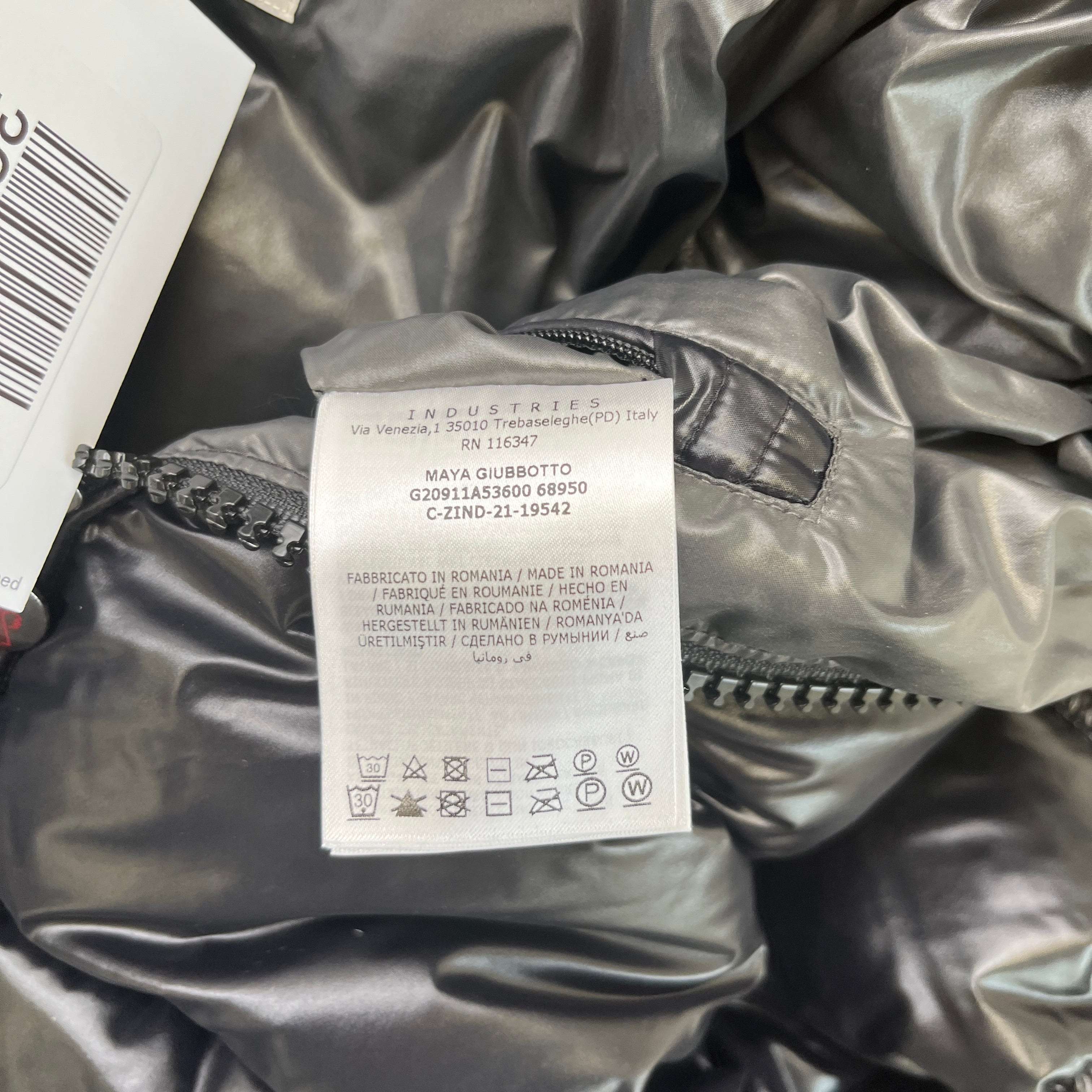 Men's Maya Down Jacket Black Size 4 / XL