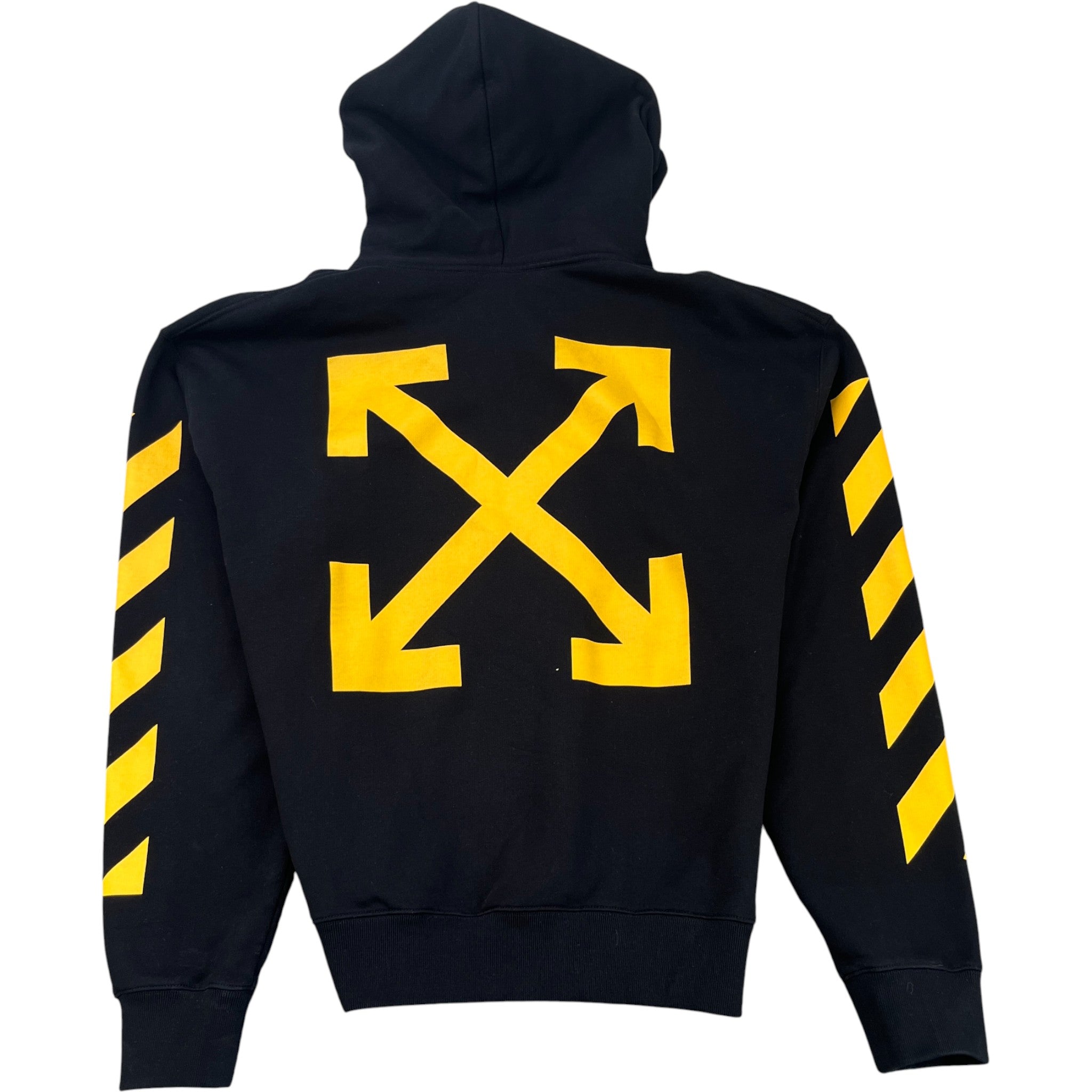 Men's Caravaggio Arrow Logo Hoodie Black Size XL