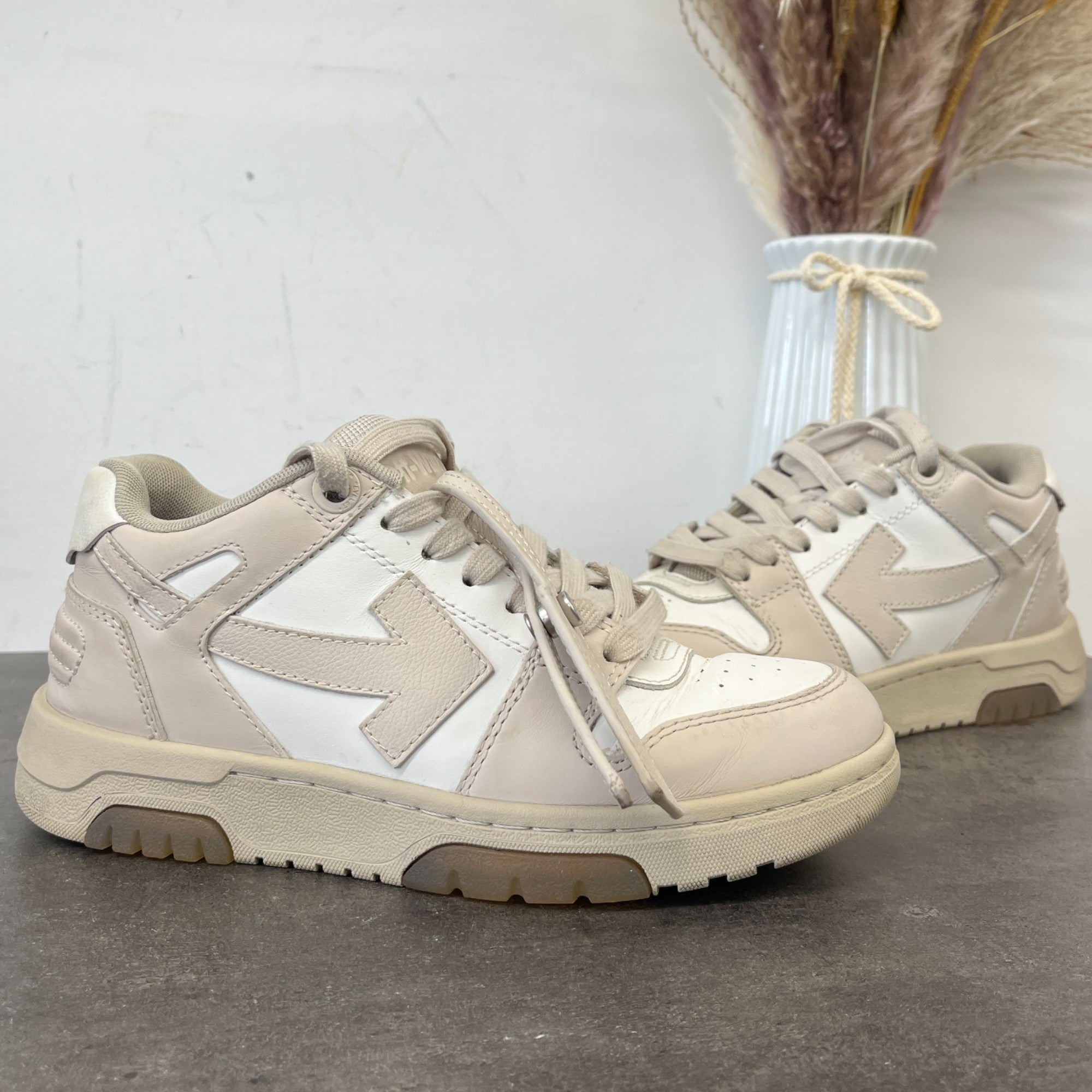 Women's Out Of Office Low Trainers Beige Size EU 36 / UK 3