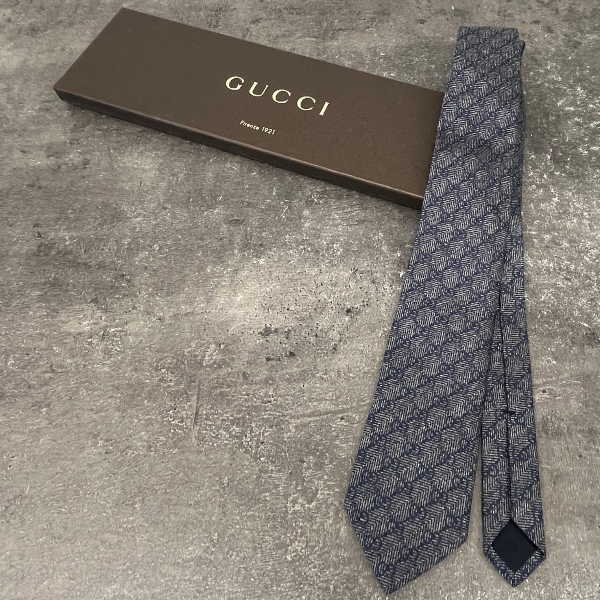 Men's Gg Supreme Tie Navy