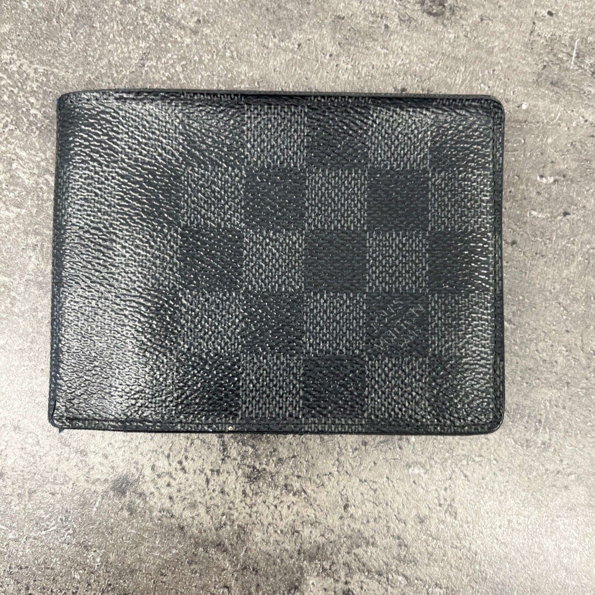 Men's Damier Graphite Slender Wallet Black