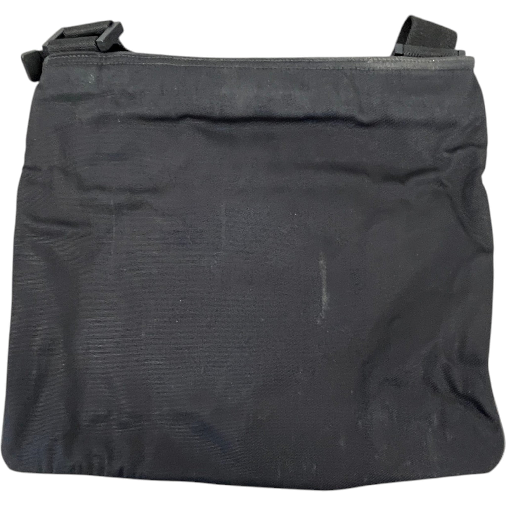 Men's Interlocking G Web Crossbody Bag Black