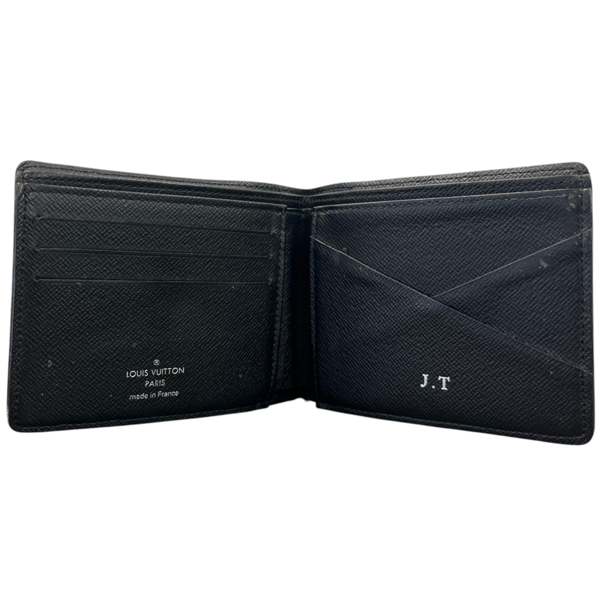 Men's Damier Graphite Slender Wallet Black