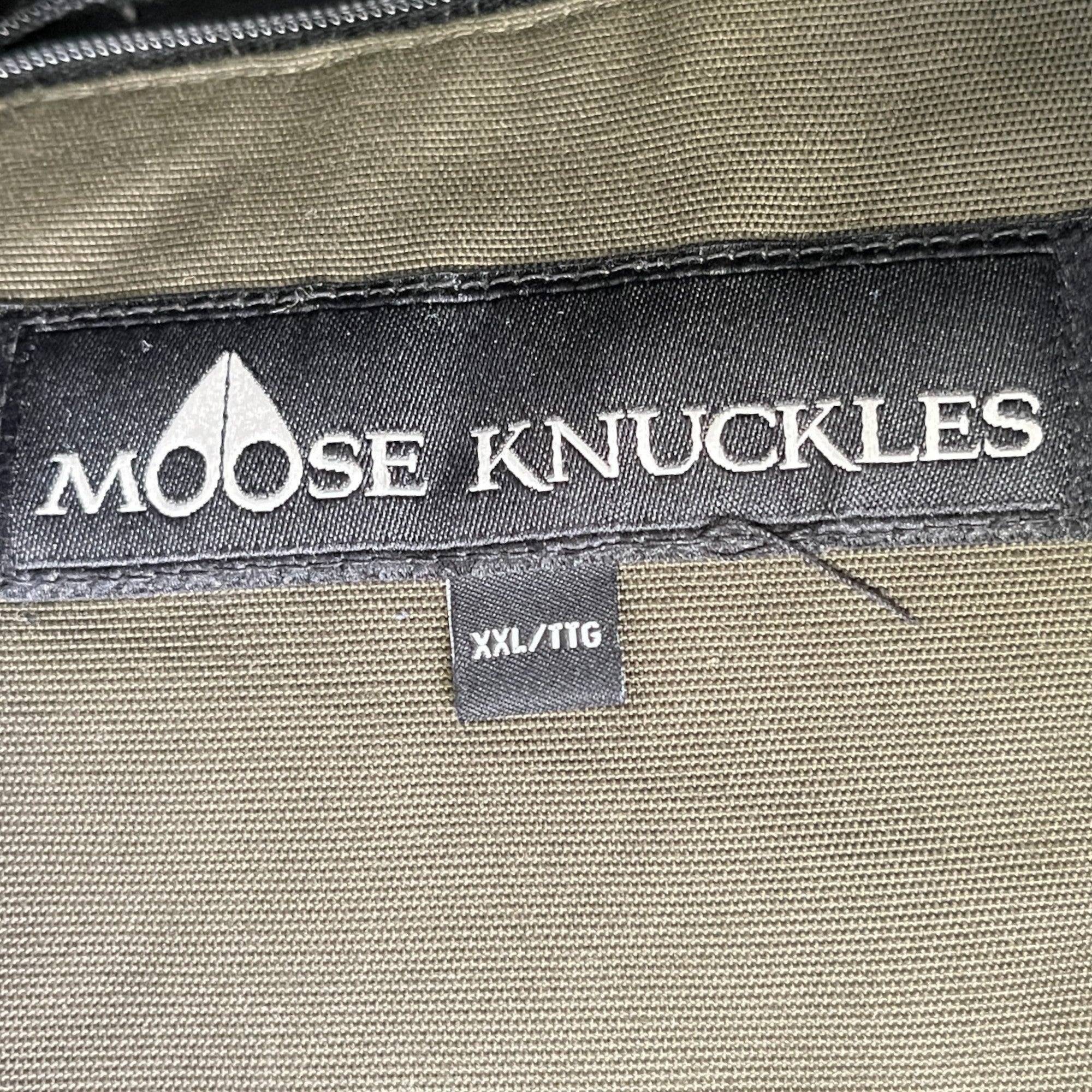Men's 3Q Down Jacket Khaki Size XXL