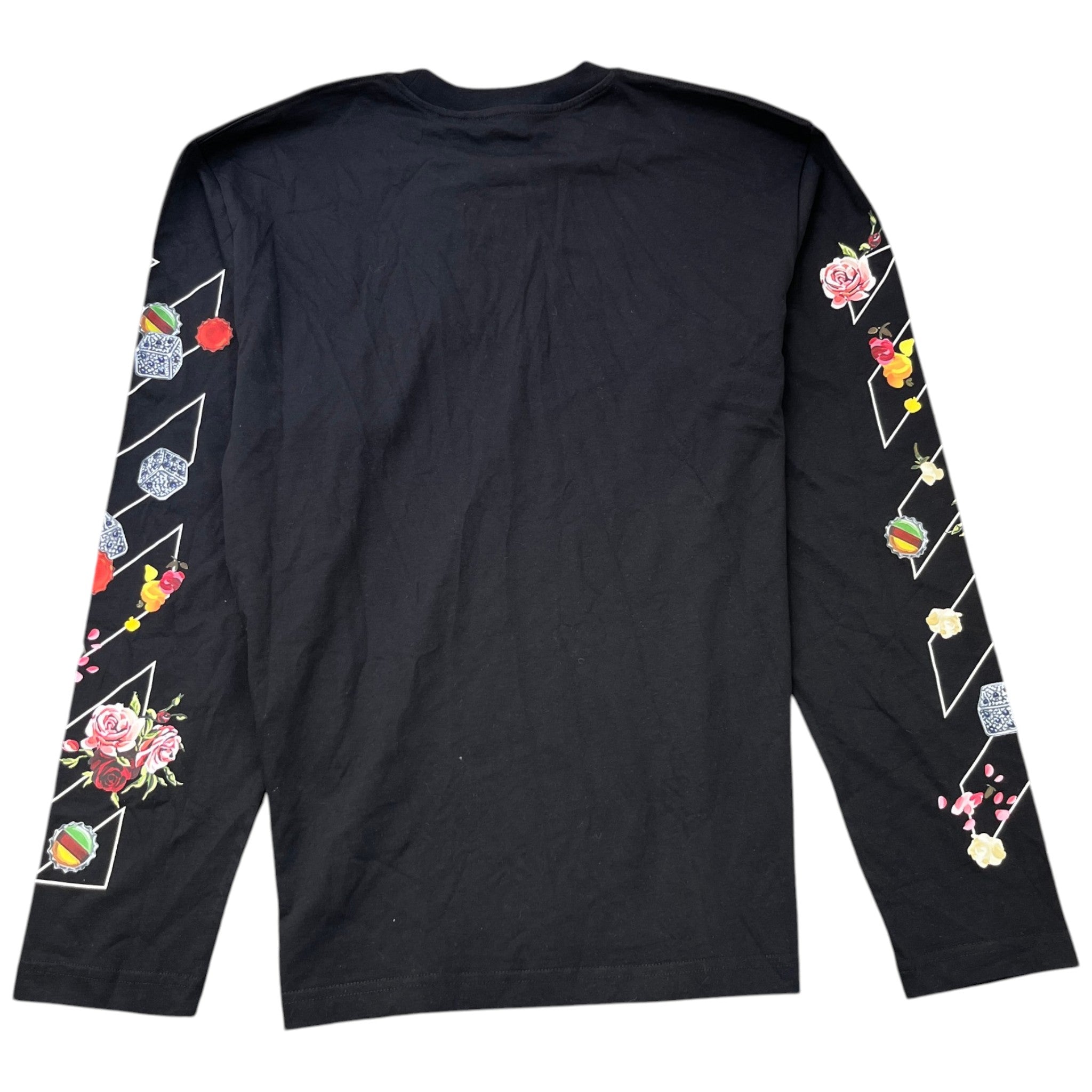 Men's Diag Skate Long Sleeve T-Shirt Black Size M