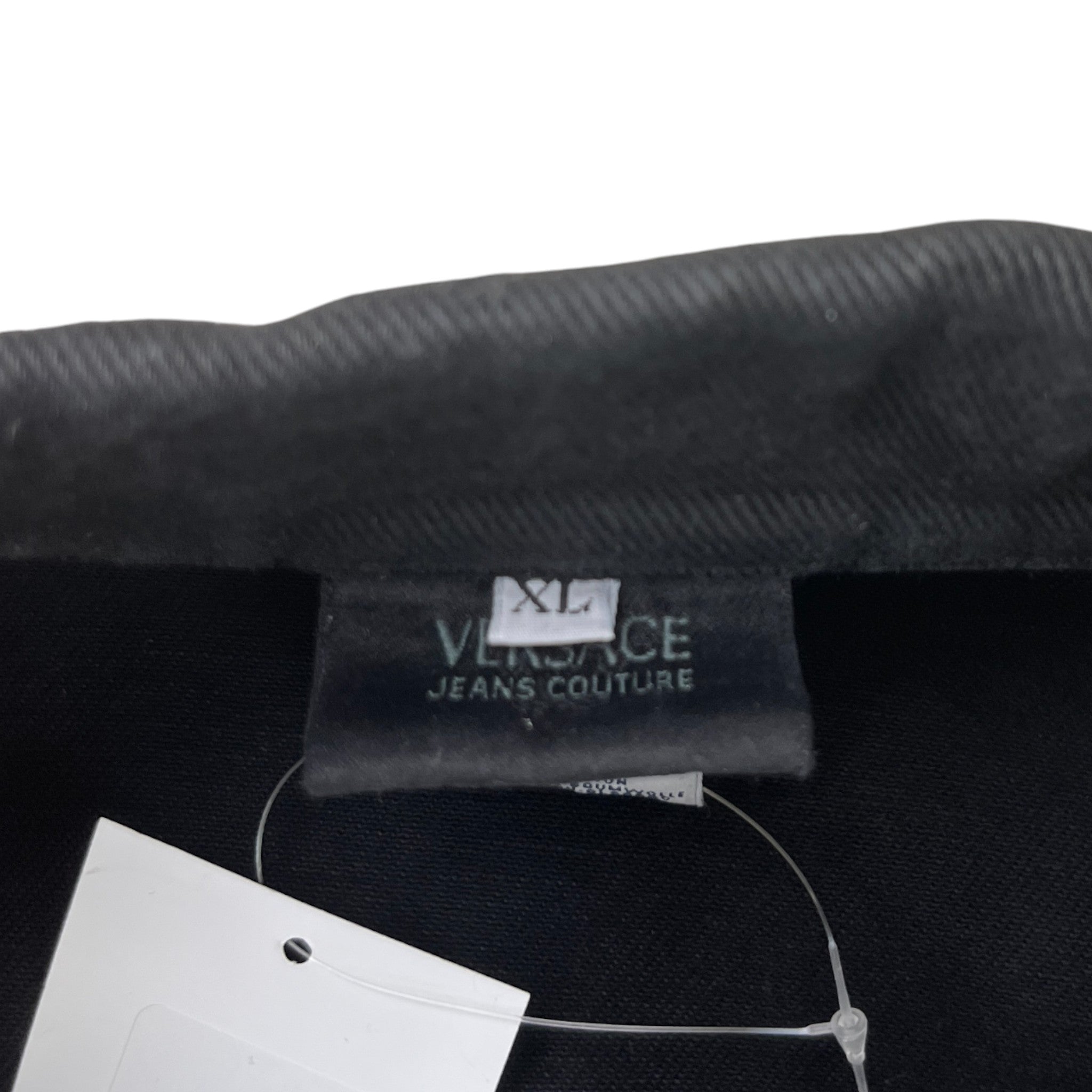 Men's Logo Buttons OverShirt Black Size XL