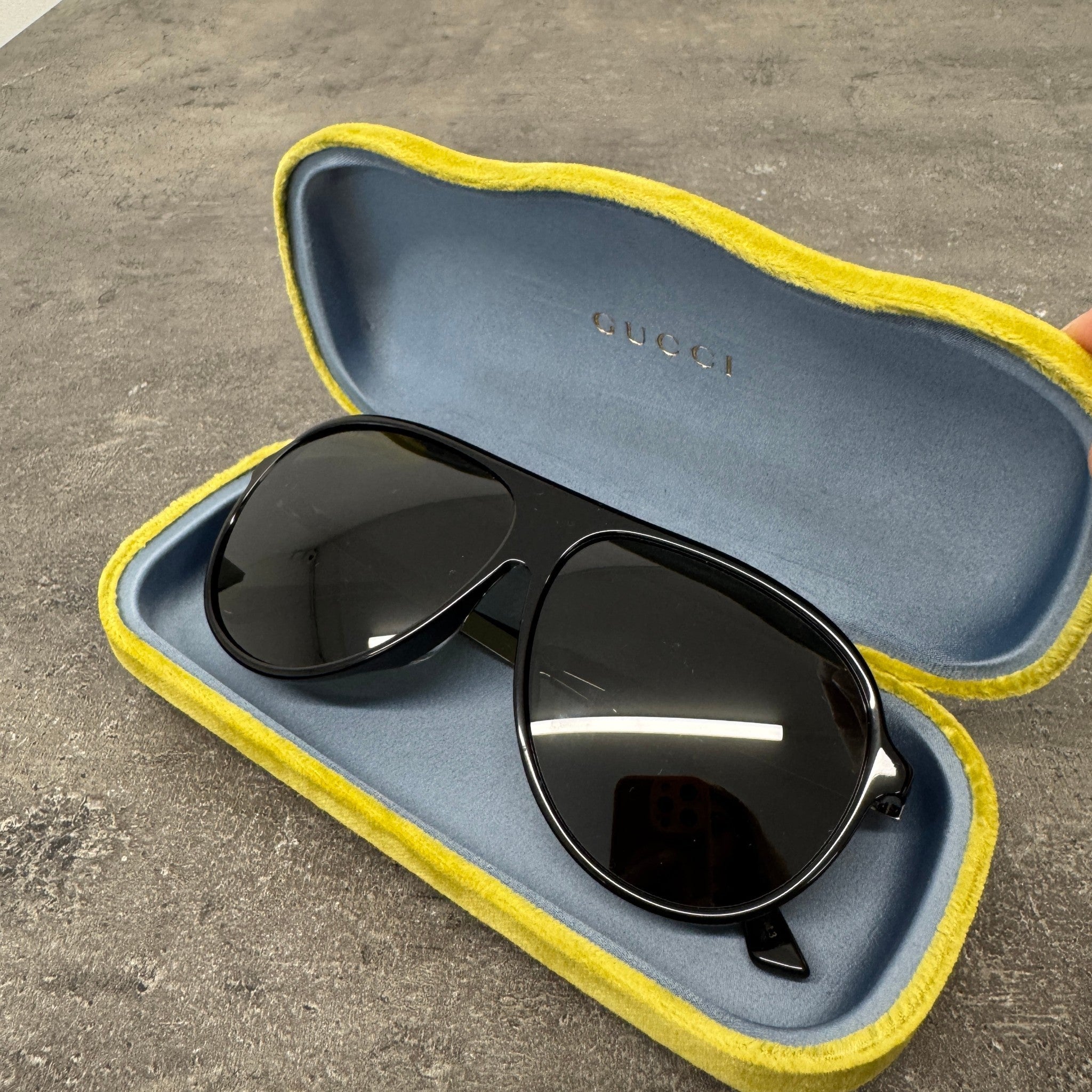 Men's Gg0829Sa Sunglasses Black