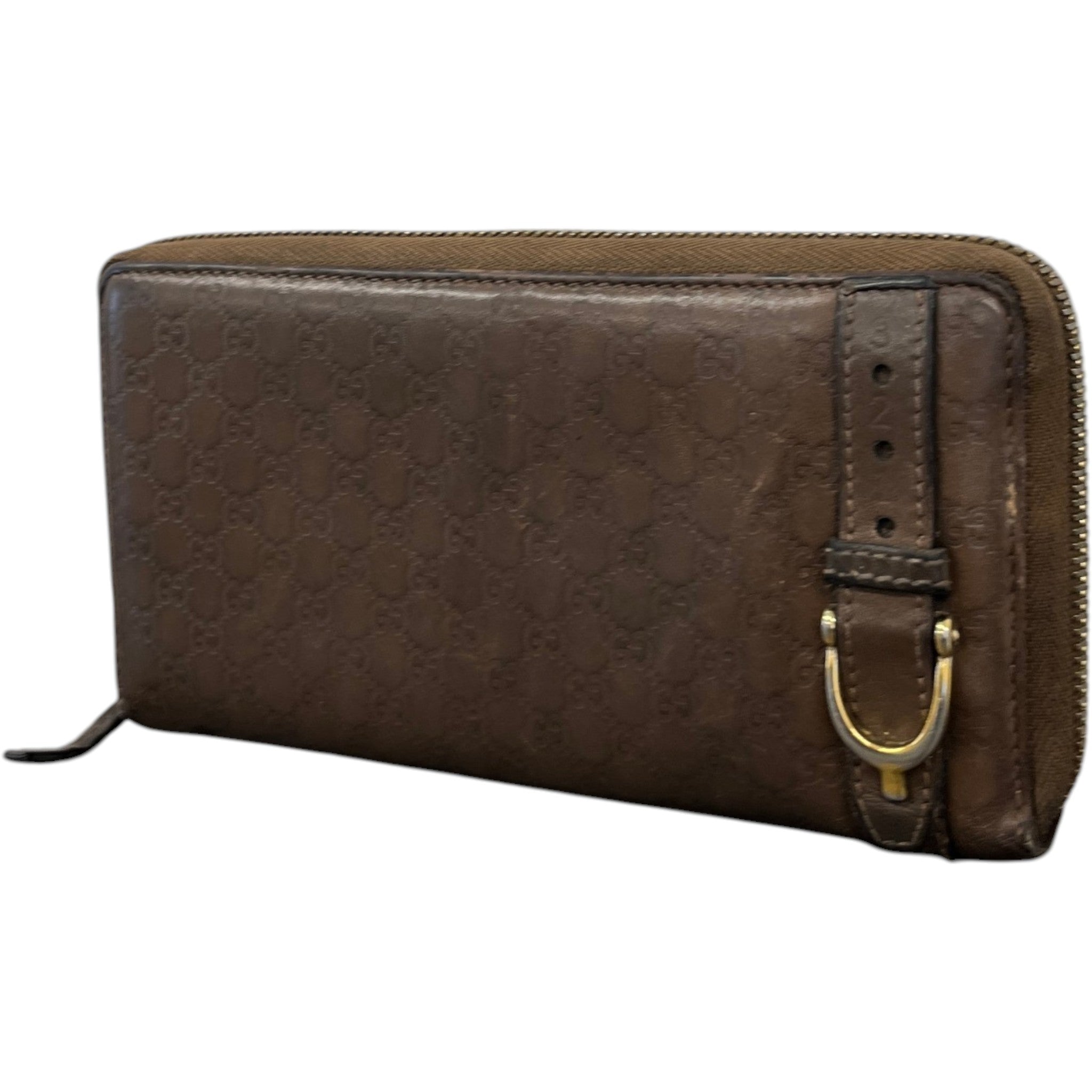 Women's Micro Guccissima Wallet Brown