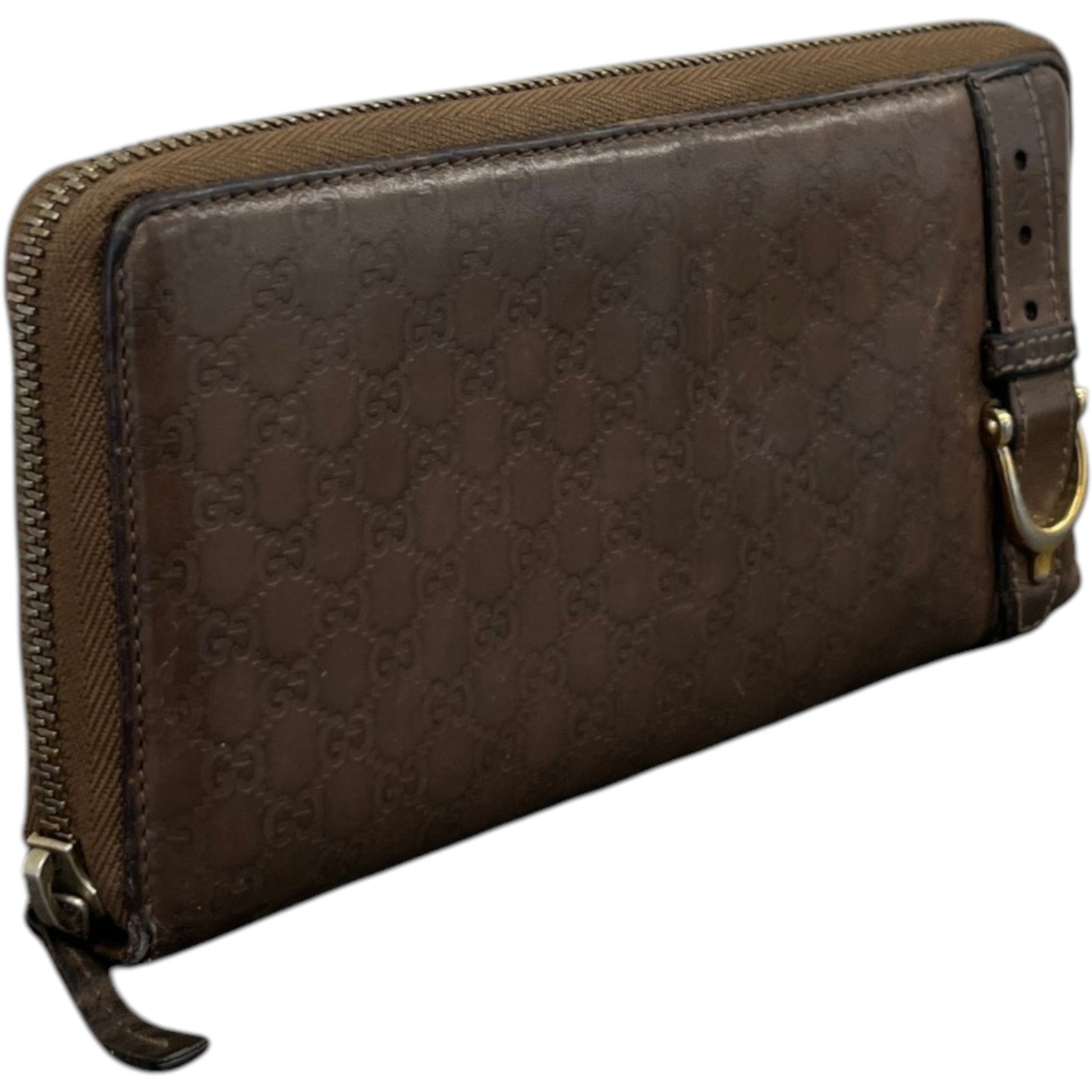Women's Micro Guccissima Wallet Brown
