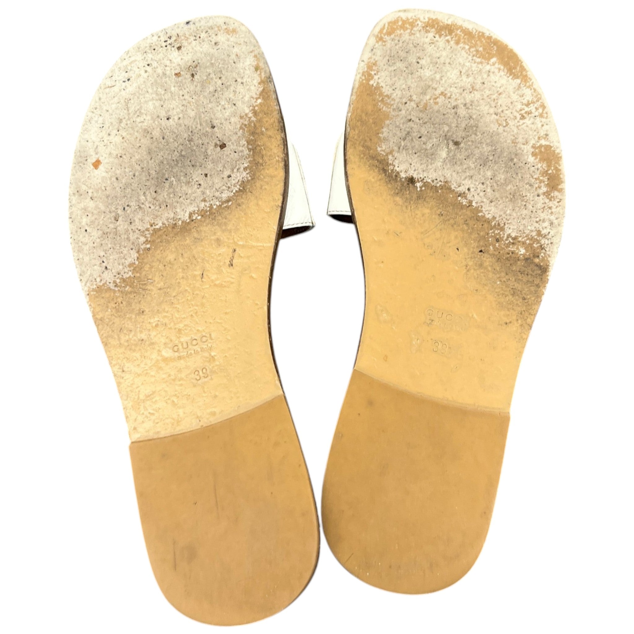 Women's Fringe Horsebit Sandals White Size EU 39 / UK 6