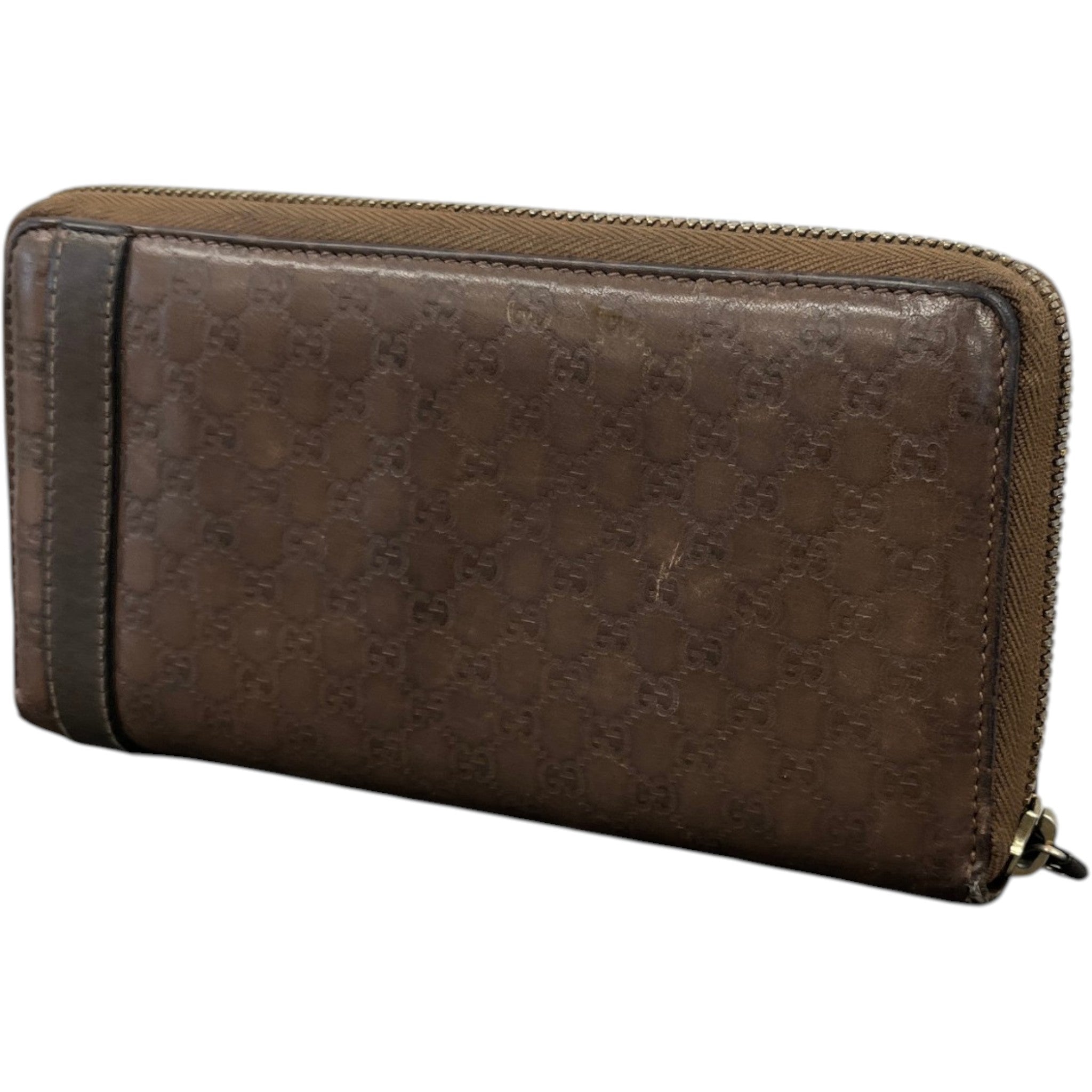 Women's Micro Guccissima Wallet Brown