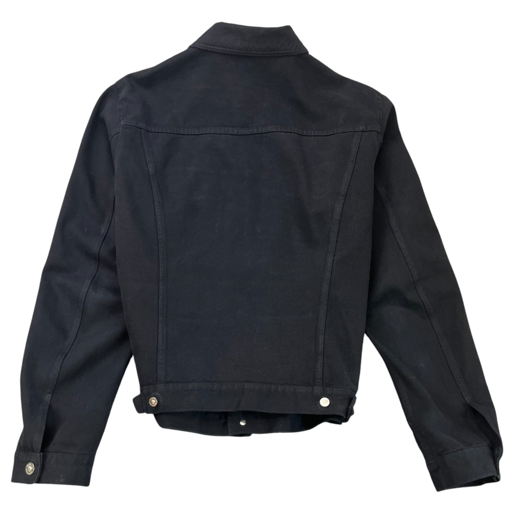 Men's Logo Buttons OverShirt Black Size XL