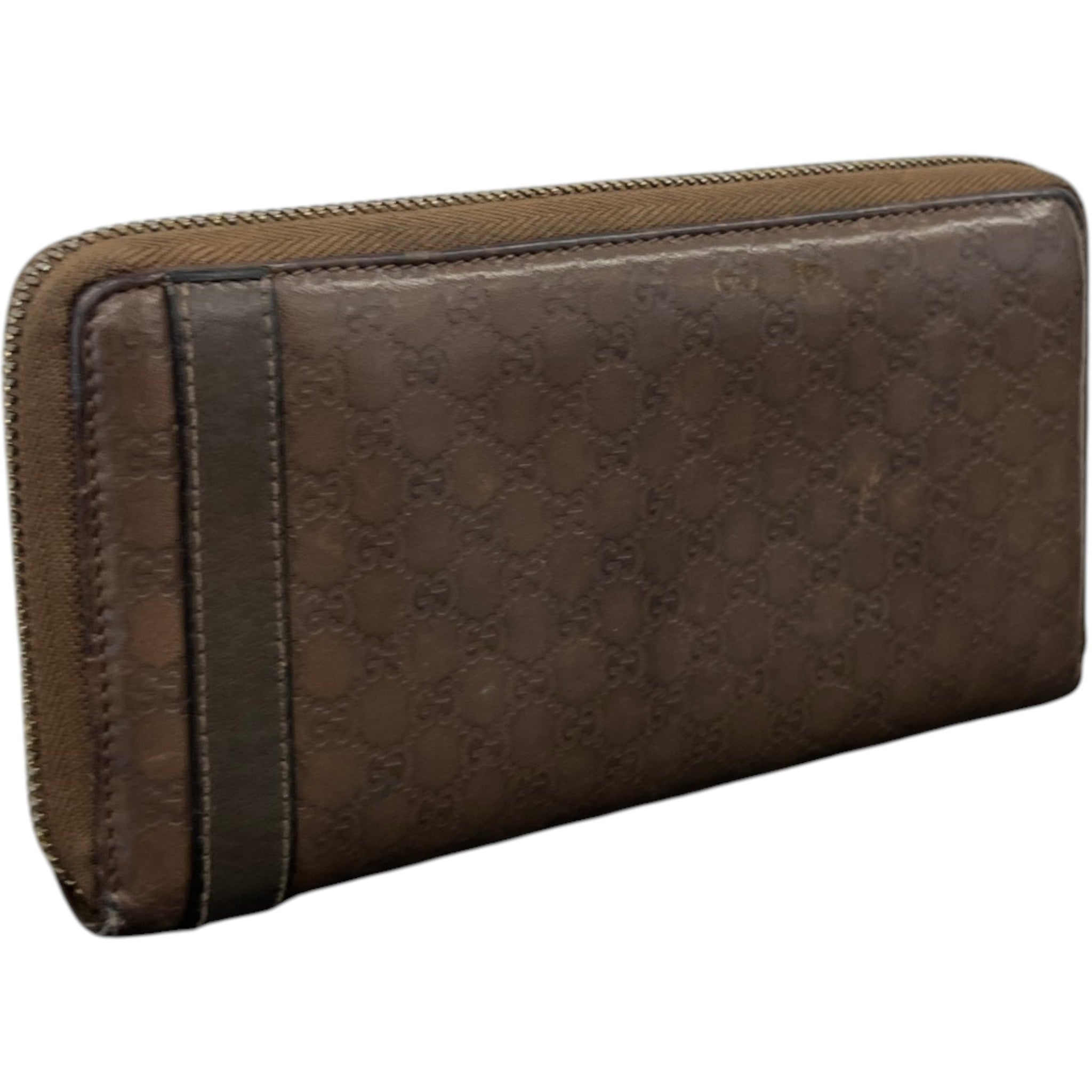 Women's Micro Guccissima Wallet Brown