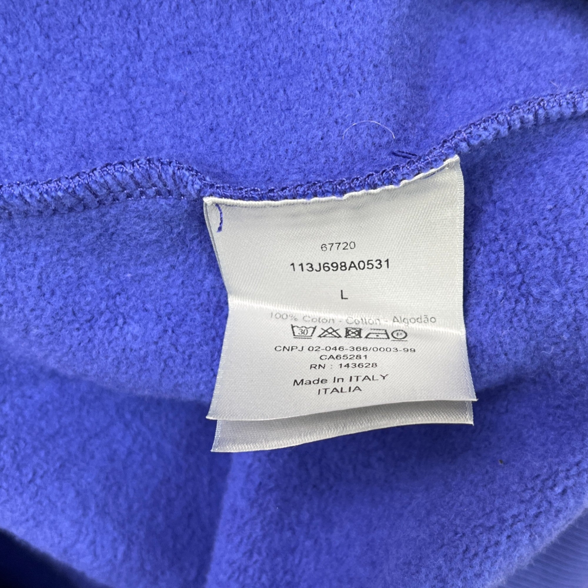 Men's Cd Icon Hoodie Purple Size L